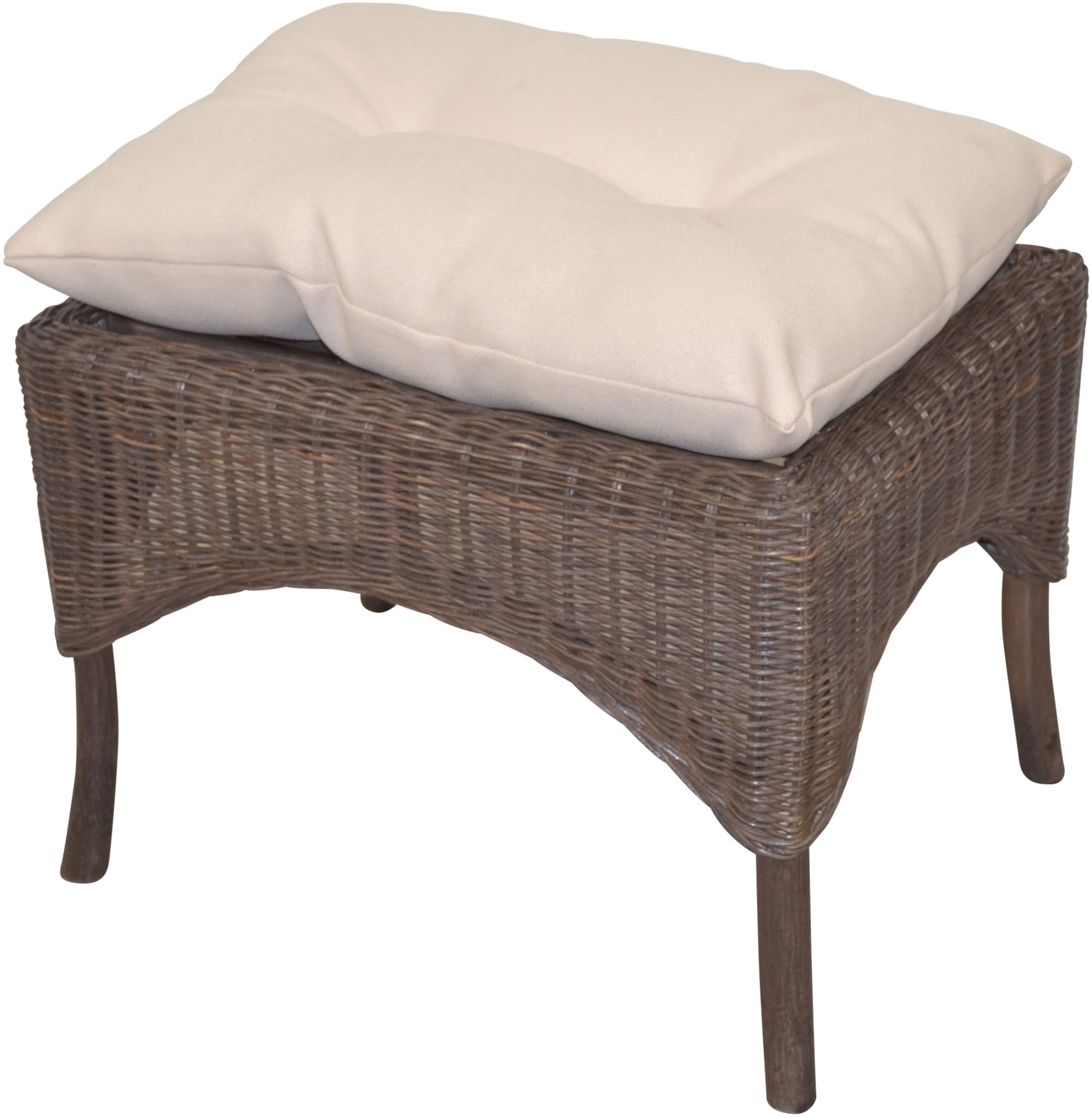 HOFMANN LIVING AND MORE Pouf Inklusive Sitzkissen, 1 cuis tlg. Hocker mit Kissen