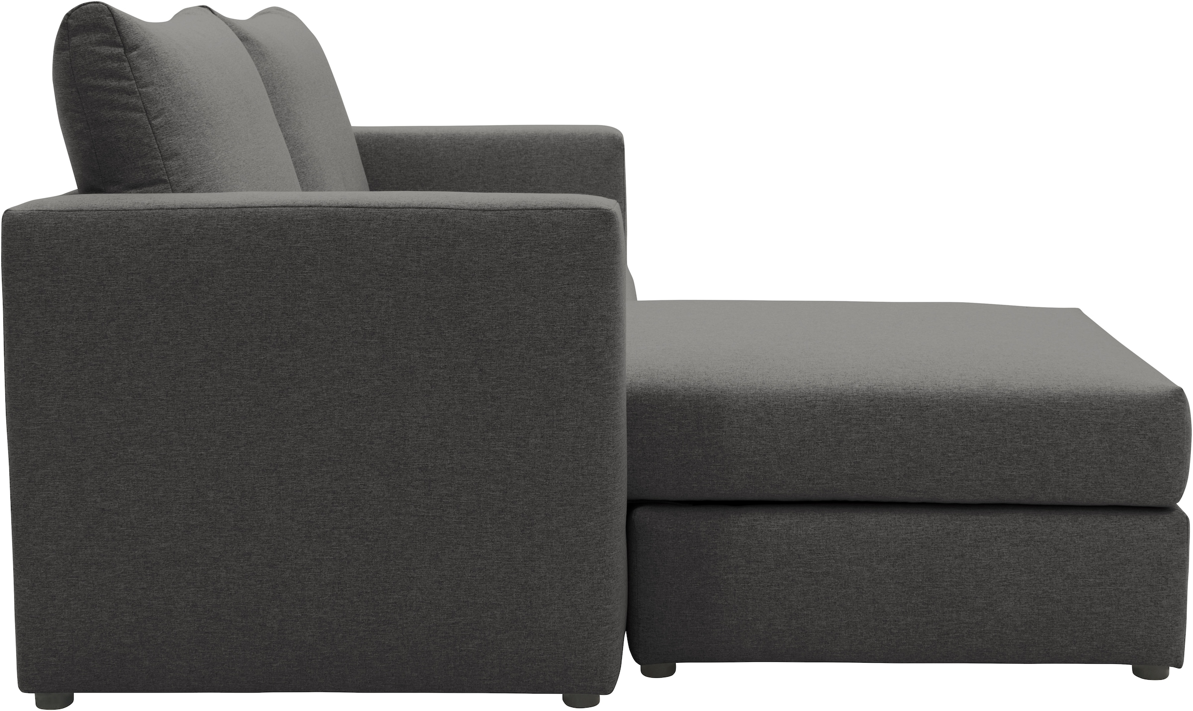 DOMO collection 2-places »Bibury smartes, modulares Ecksofa aus Sofa & Hocker mit Schlaffunktion« Sitzfläche mit Federkern, inkl. 2 Rückenkissen