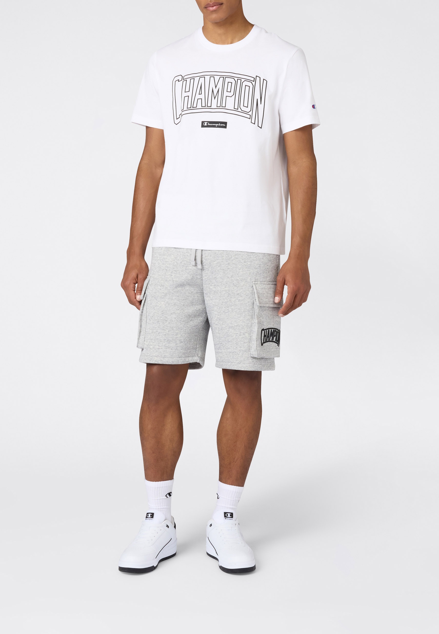 Champion T-Shirt »COLLEGE Relax Fit Crewneck T-Shirt« Kurzarm, mit Rundhalsausschnitt, aus Baumwolle