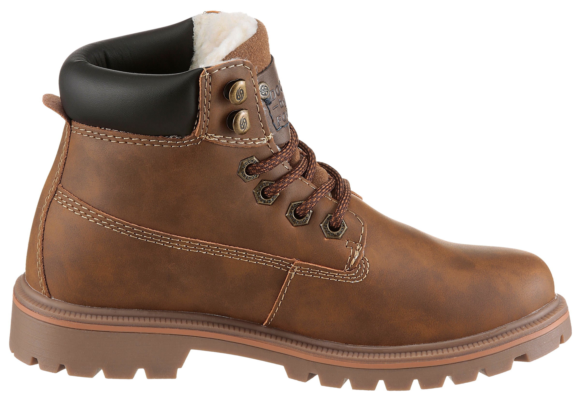 Dockers by Gerli Schnürboots  Worker Boots, Schnürboots mit Schaftrandpolsterung