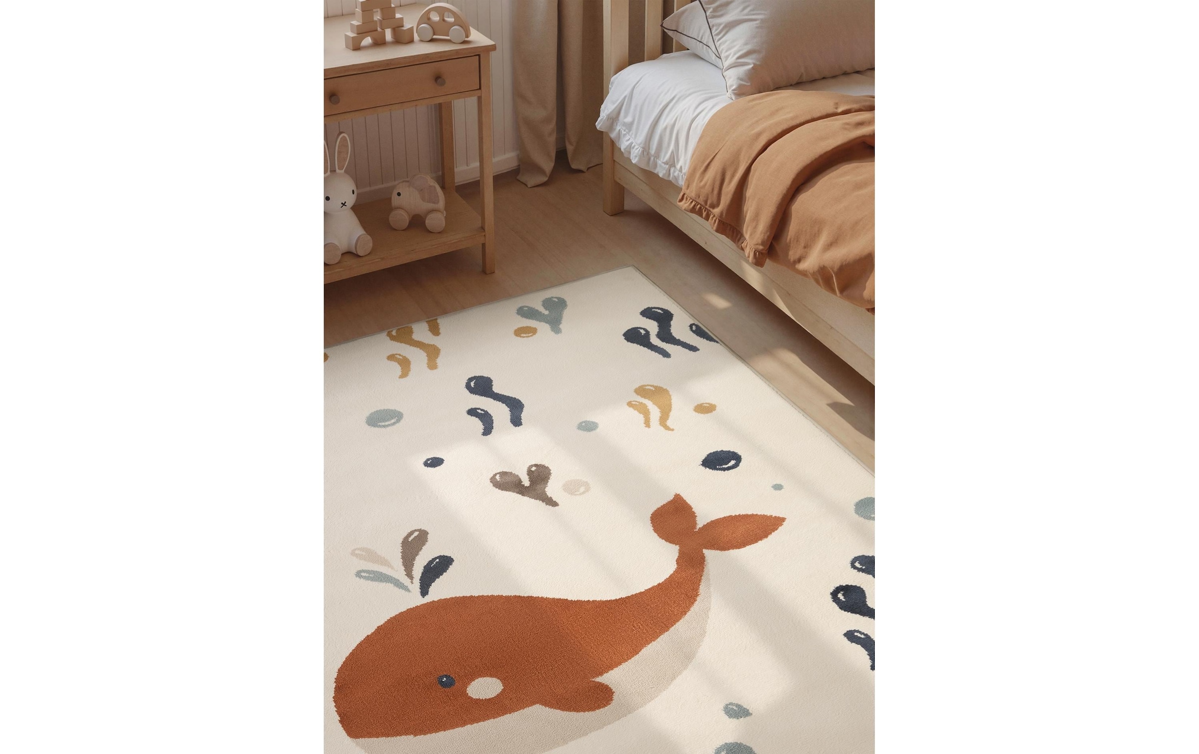 HANSE Home Kinderteppich »Moby« rechteckig 10 mm Höhe Pflegeleicht, Weich, Kinderzimmer, Spielteppich, Spielunterlage
