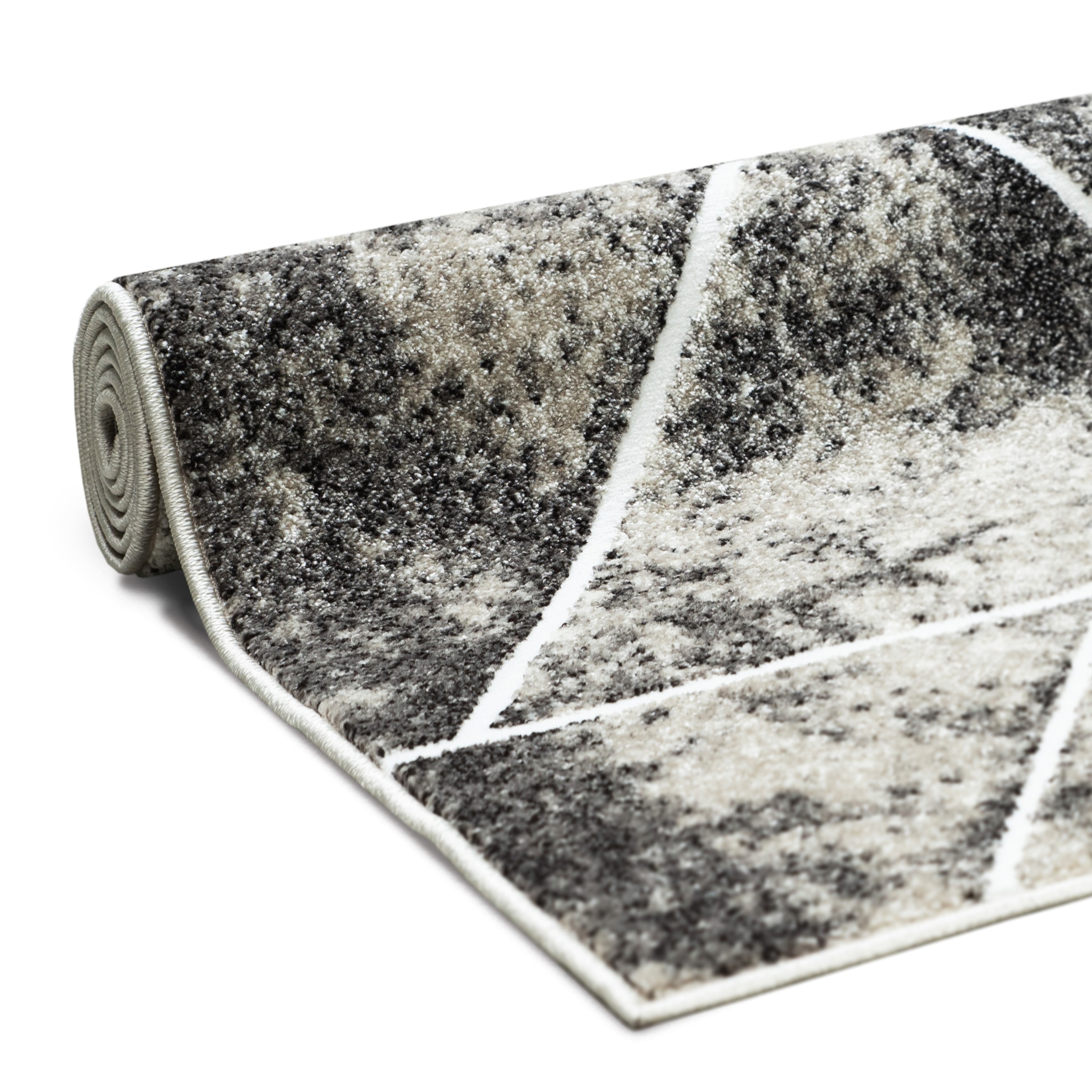 my home Teppich »Kimly, geometrisches Design in 3D-Optik« rechteckig 9 mm Höhe mit besonders weichem Flor, Kurzflor, modernes Design