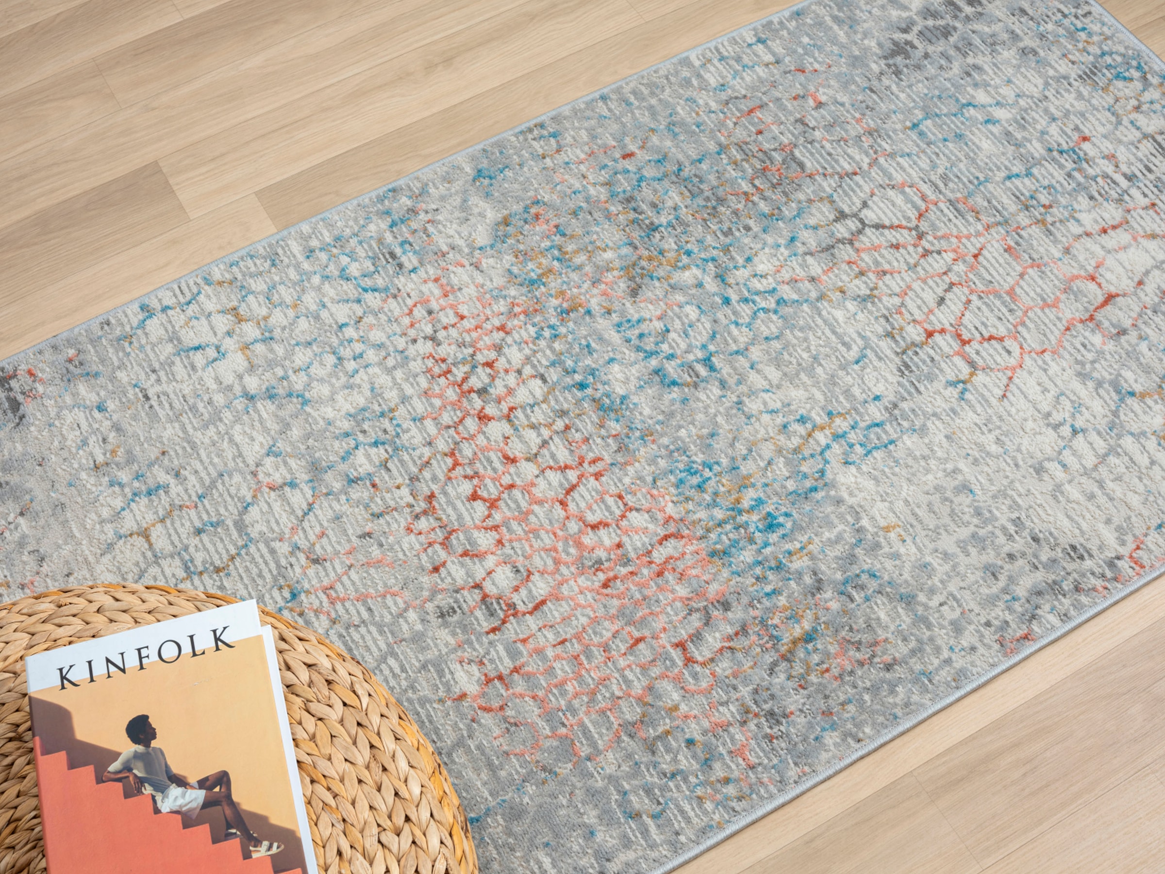 Myflair Möbel & Accessoires Teppich »My Roots« rechteckig 8 mm Höhe Kurzflor, Retro-Design, besonders weich durch Microfaser