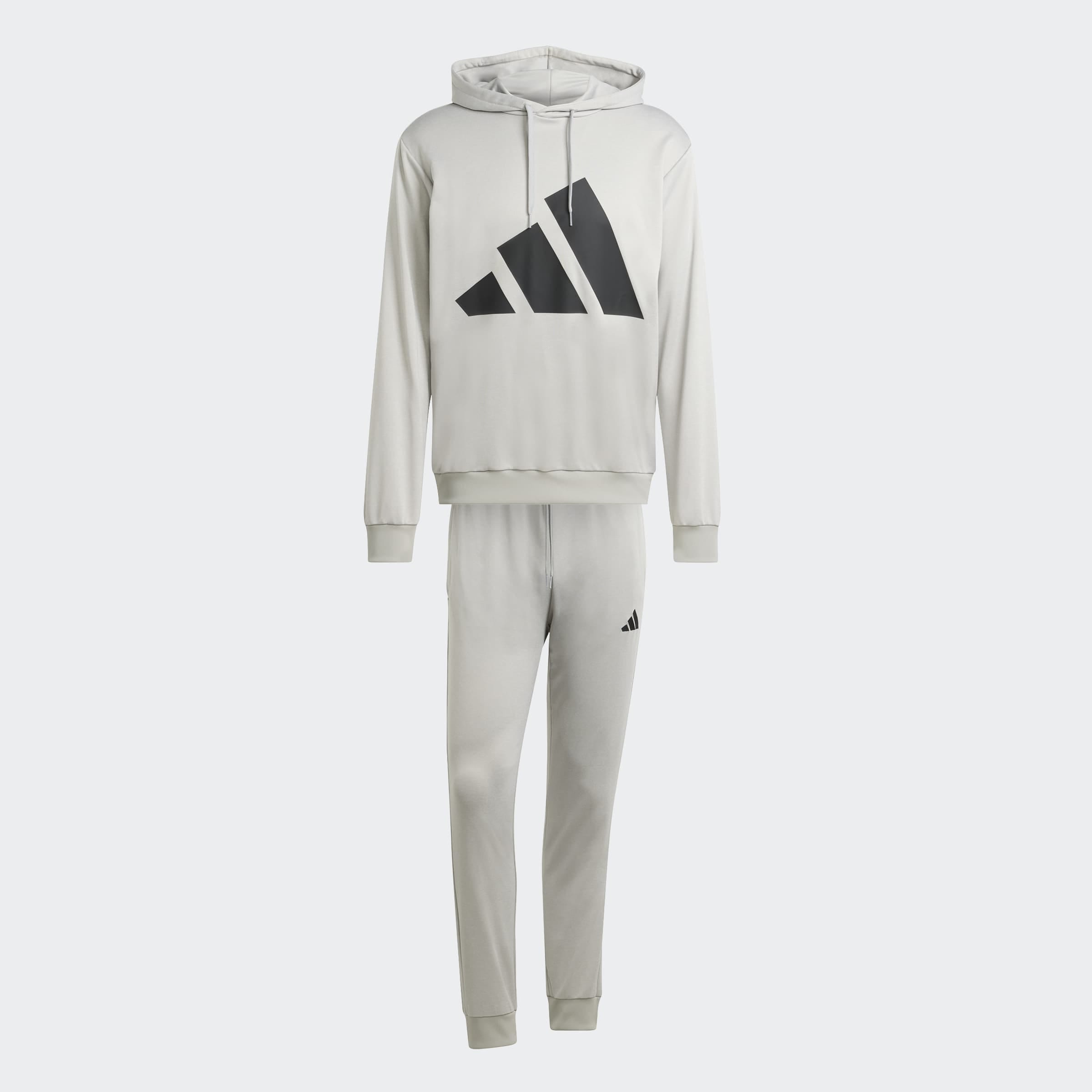 adidas Sportswear Combinaison d'entraînement »BIG LOGO HOODED« 2 pièces Set aus Hose und Hoodie, aus French-Terry-Material, zweiteilig