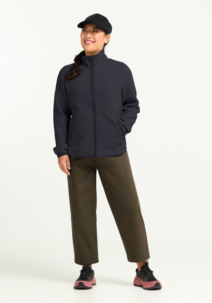 Jack Wolfskin Veste polaire »LITE CURL FZ W« avec matériau doux, respirant, séchage rapide, déperlant