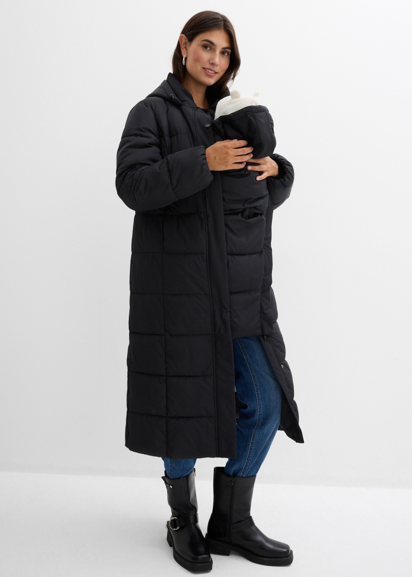 bonprix Manteau de grossesse avec rembourrage chaud, coupe confortable oversize