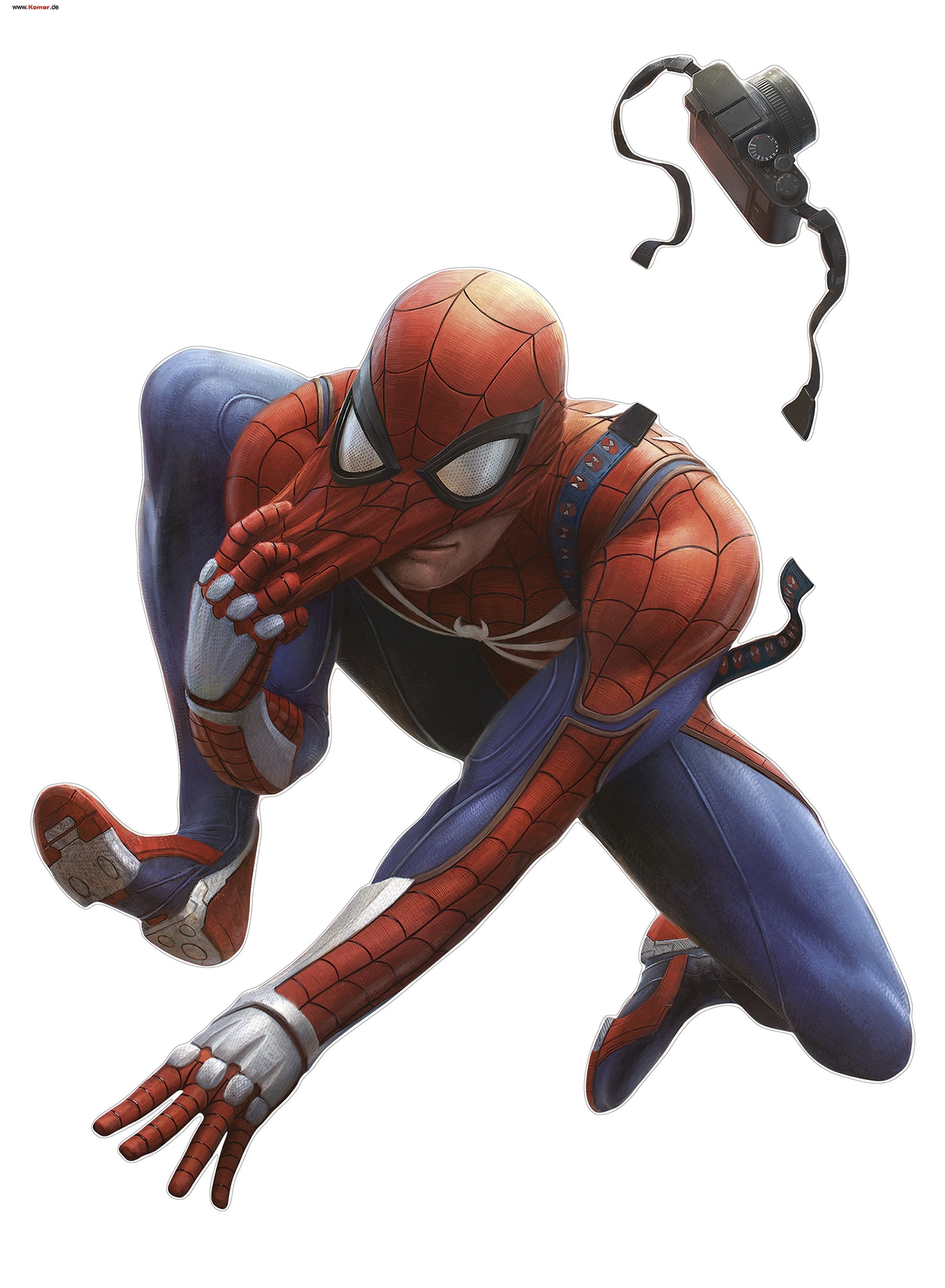 Komar Wandtattoo »Marvel Spider-Man Camera« 50 x 70 cm (Breite x Höhe) - Kinderzimmer, Wandsticker