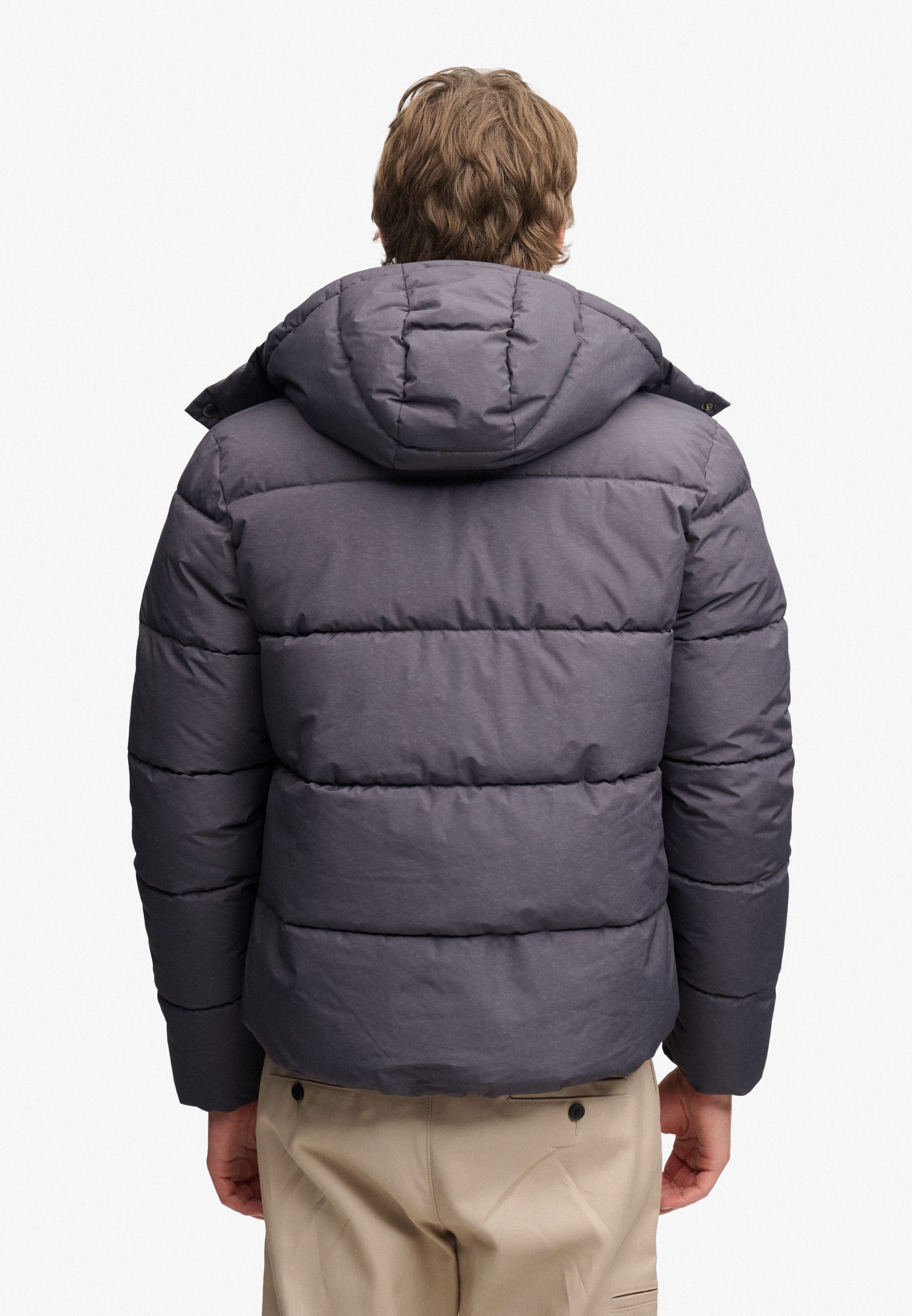 Superdry Veste matelassée »PREMIUM HOOD PUFFER JKT« avec capuche fibre synthétique, coupe décontractée