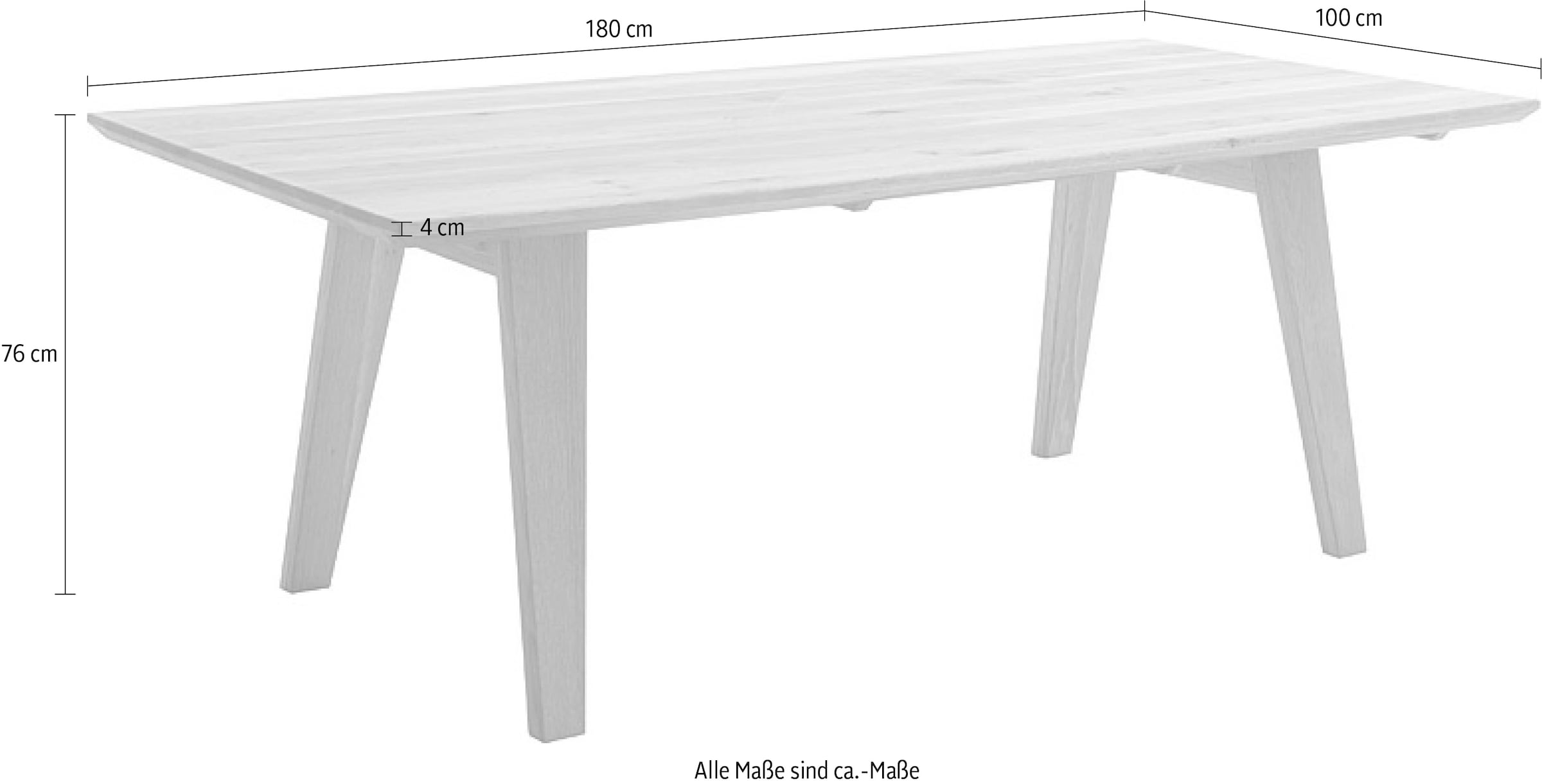 MCA living Esstisch »Volos Esstisch« 1 Stk. tlg.