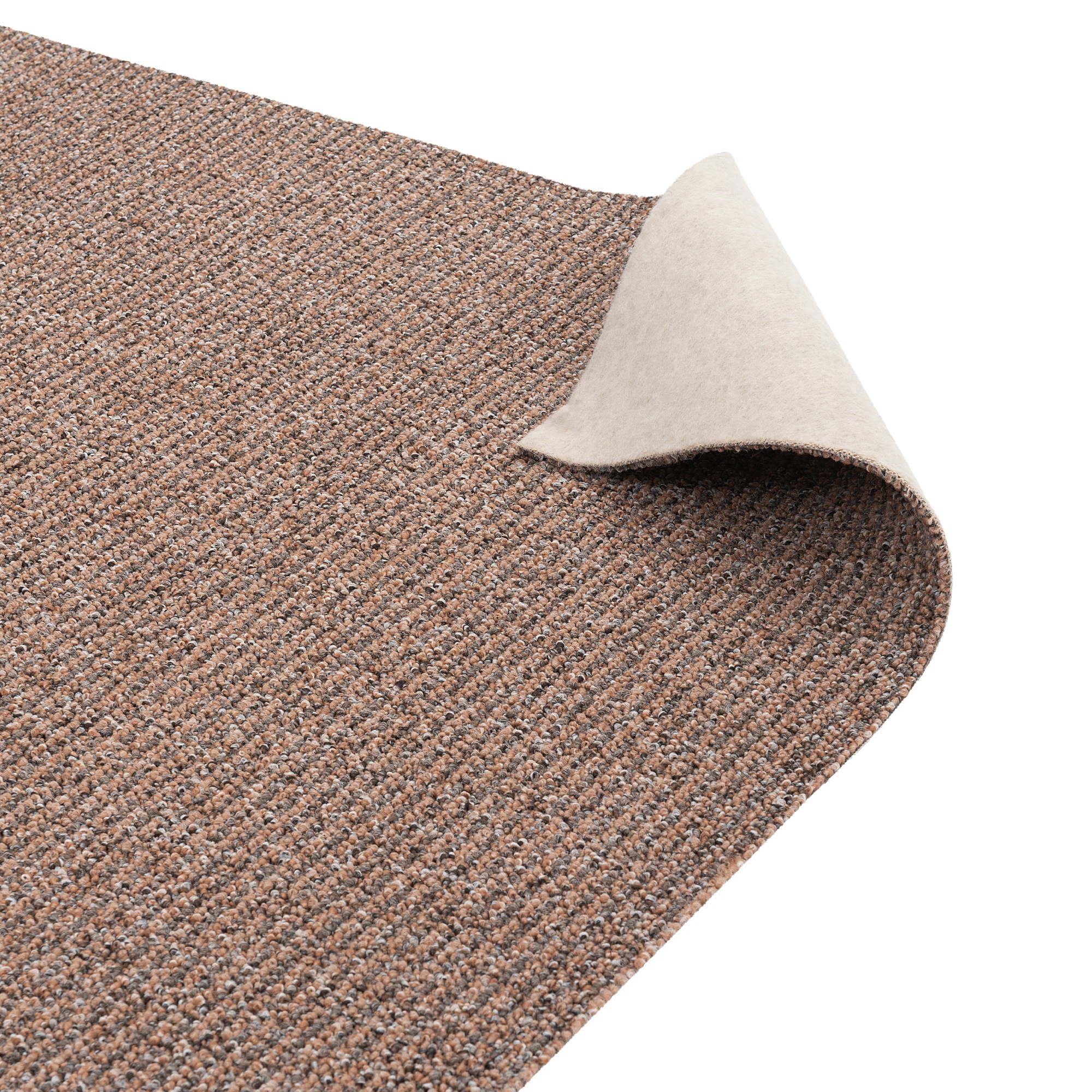 my home Teppichboden »Ruva, Schlinge« rechteckig 6 mm Höhe strukturierte Oberfläche, Breite 400 cm, strapazierfähig, Wohnzimmer