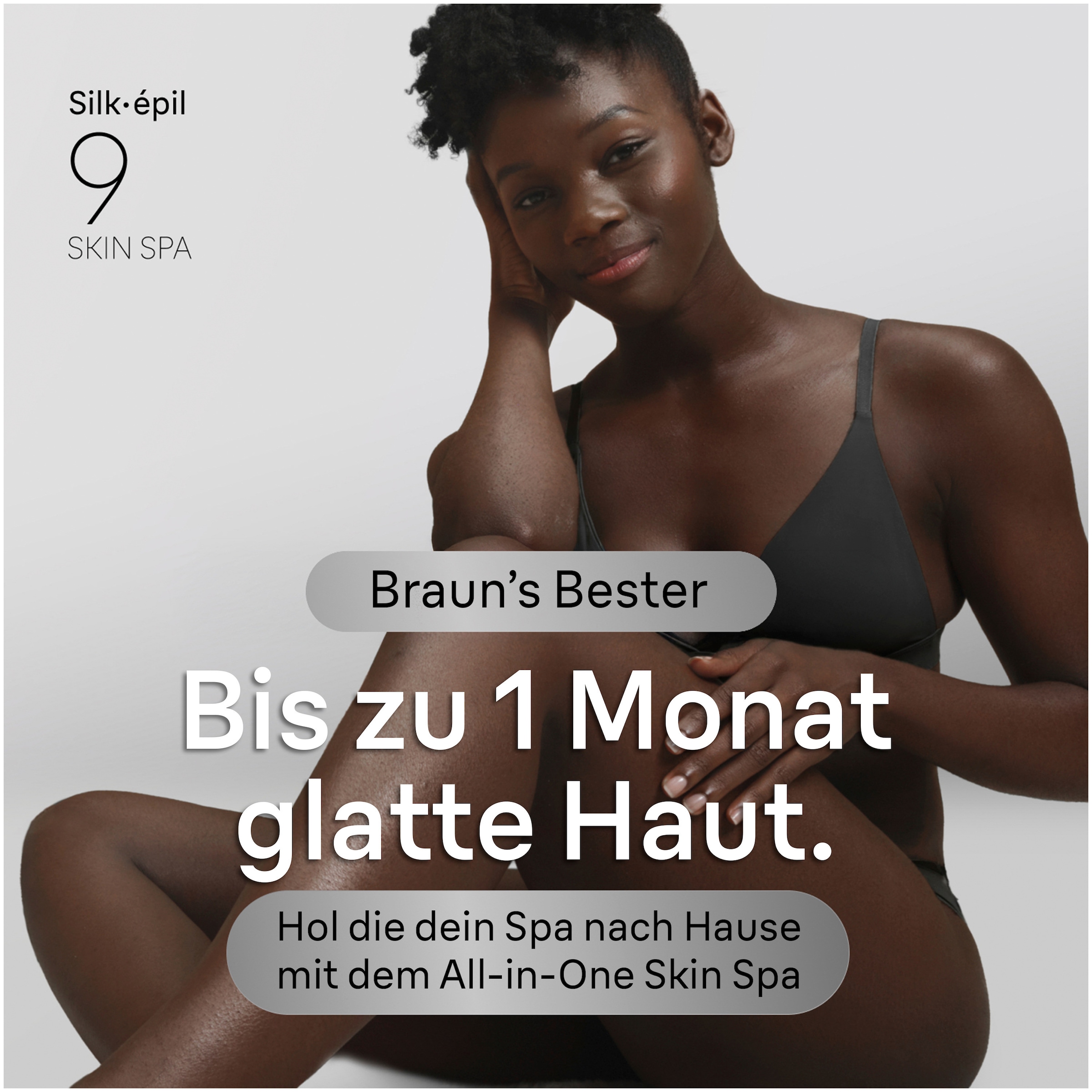 Braun Épilateur »Silk-épil 9 SES9-080« All-in-One Set, Wet & Dry, Peelingbürste, Massagepad, Rasieraufsatz