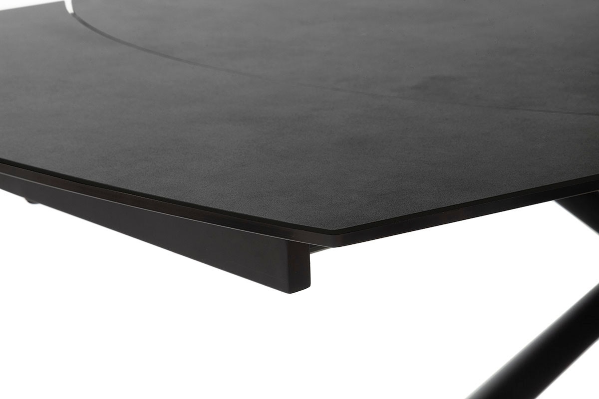 MCA furniture Esstisch »NICOSIA Vierfusstisch 130-190 cm« Einzelstück,  Keramik, Metall, Rotationsauszug, ausziehbar, Tischplatte 11 mm