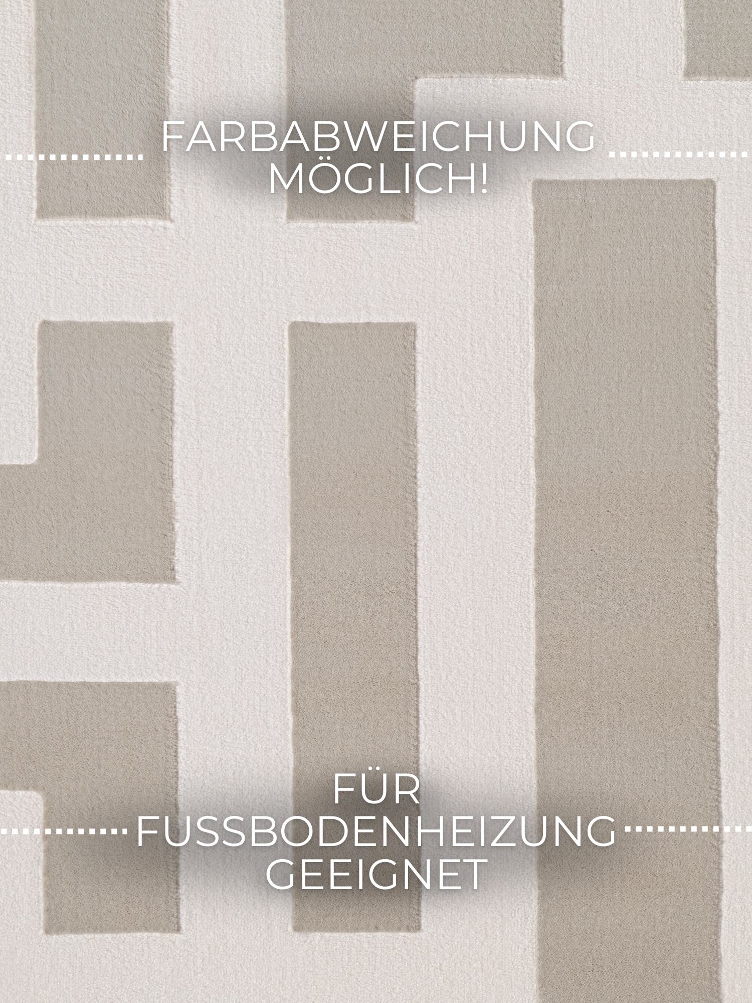 ELLE DECORATION Tapis design »Onyx« Rectangulaire 9 mm Höhe salon, chambre, coureur, effet haut-bas, couloir, brillant