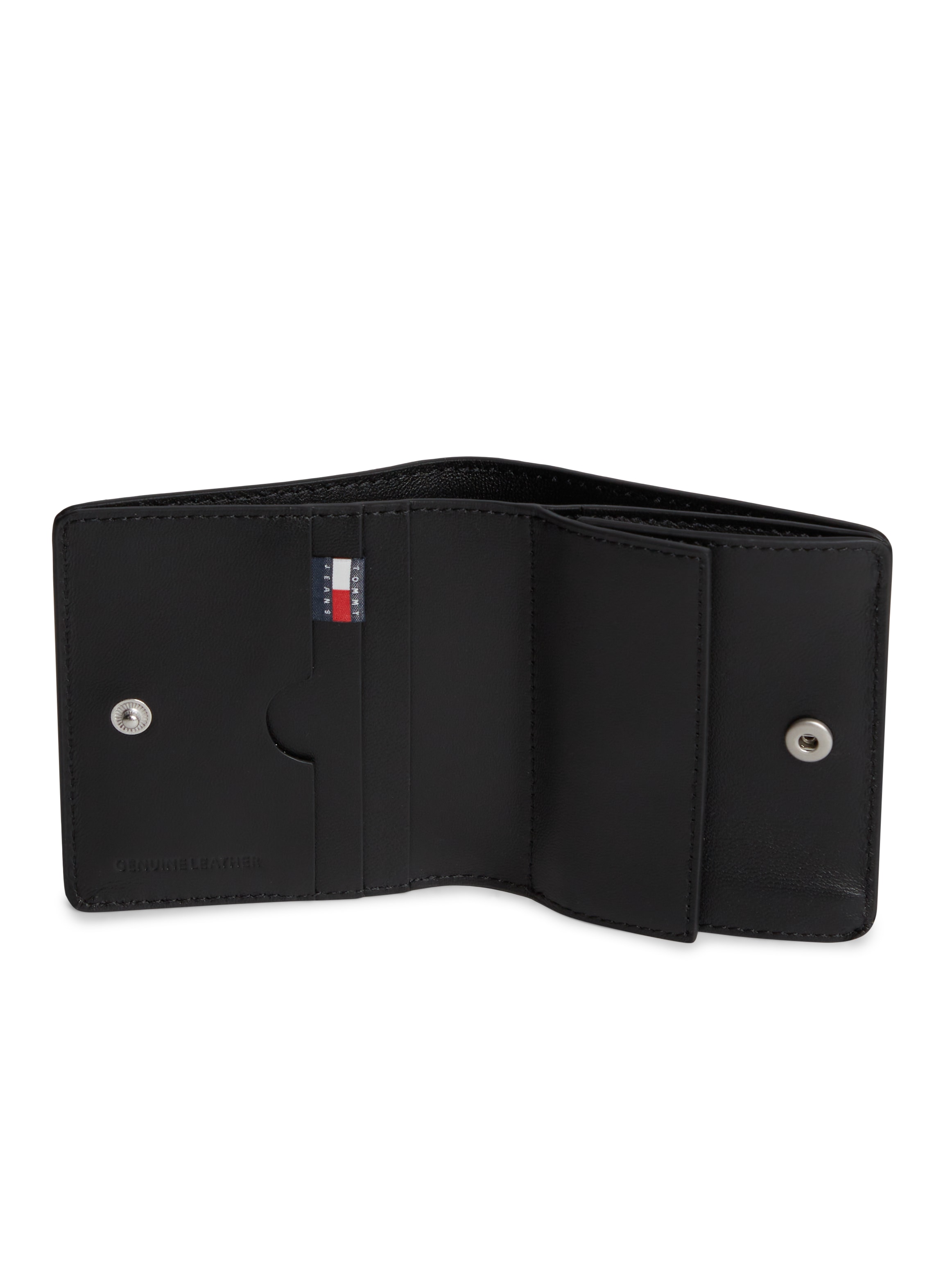 Tommy Jeans Porte-monnaie »TJM HERITAGE LEATHER CC & COIN« Portefeuille homme, porte-monnaie avec bouton-pression