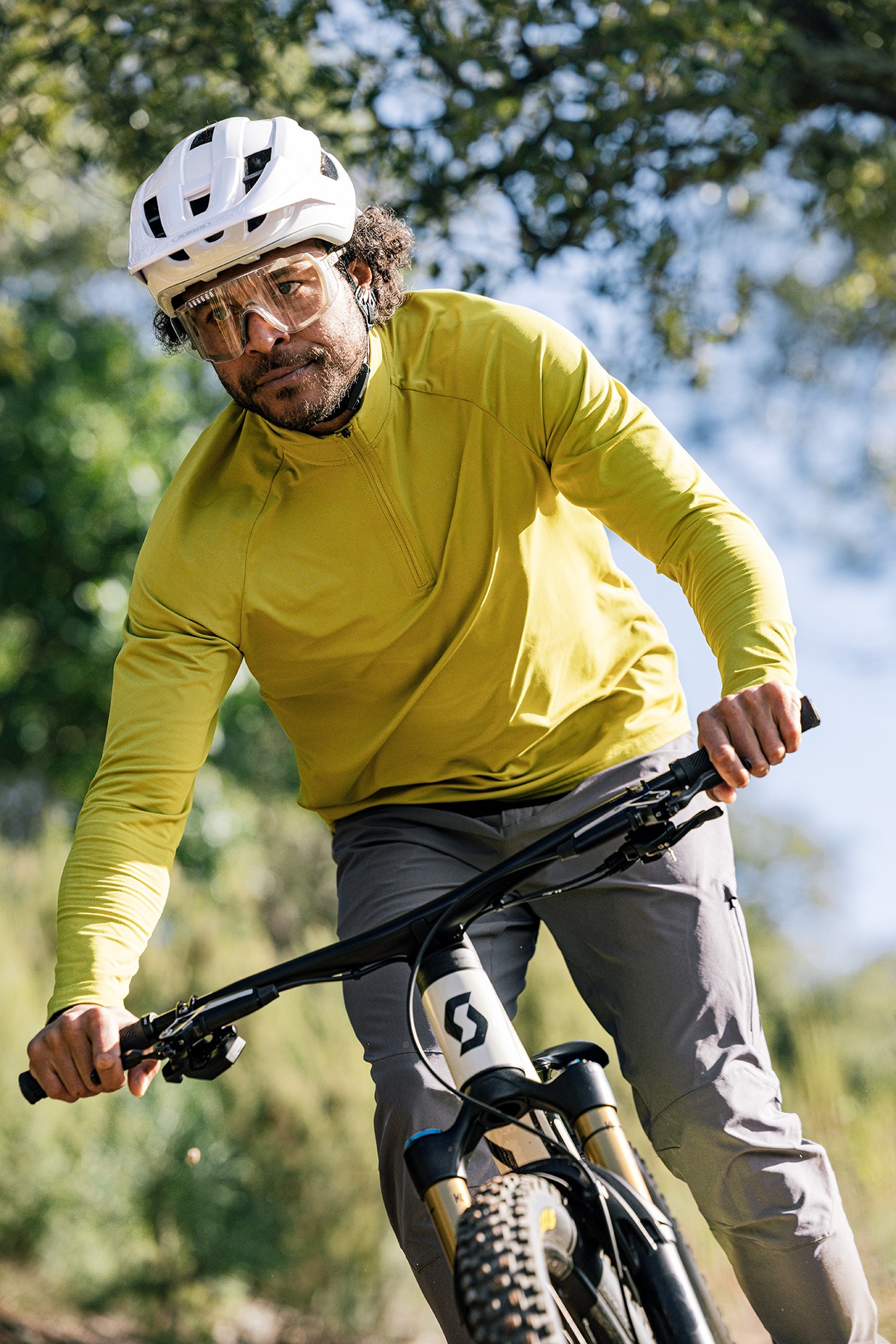 Gonso Pantalon de vélo »Trail Pants Softshell M«  Herren Softshell-Radhose, atmungsaktive MTB-Hose ohne Sitzpolster