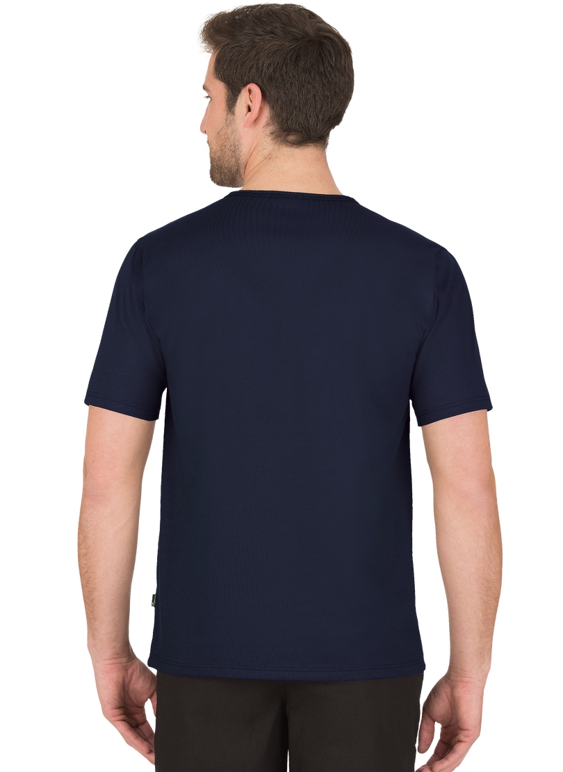 Trigema T-Shirt »TRIGEMA T-Shirt mit Knopfleiste DELUXE Baumwolle« 1 Stk.