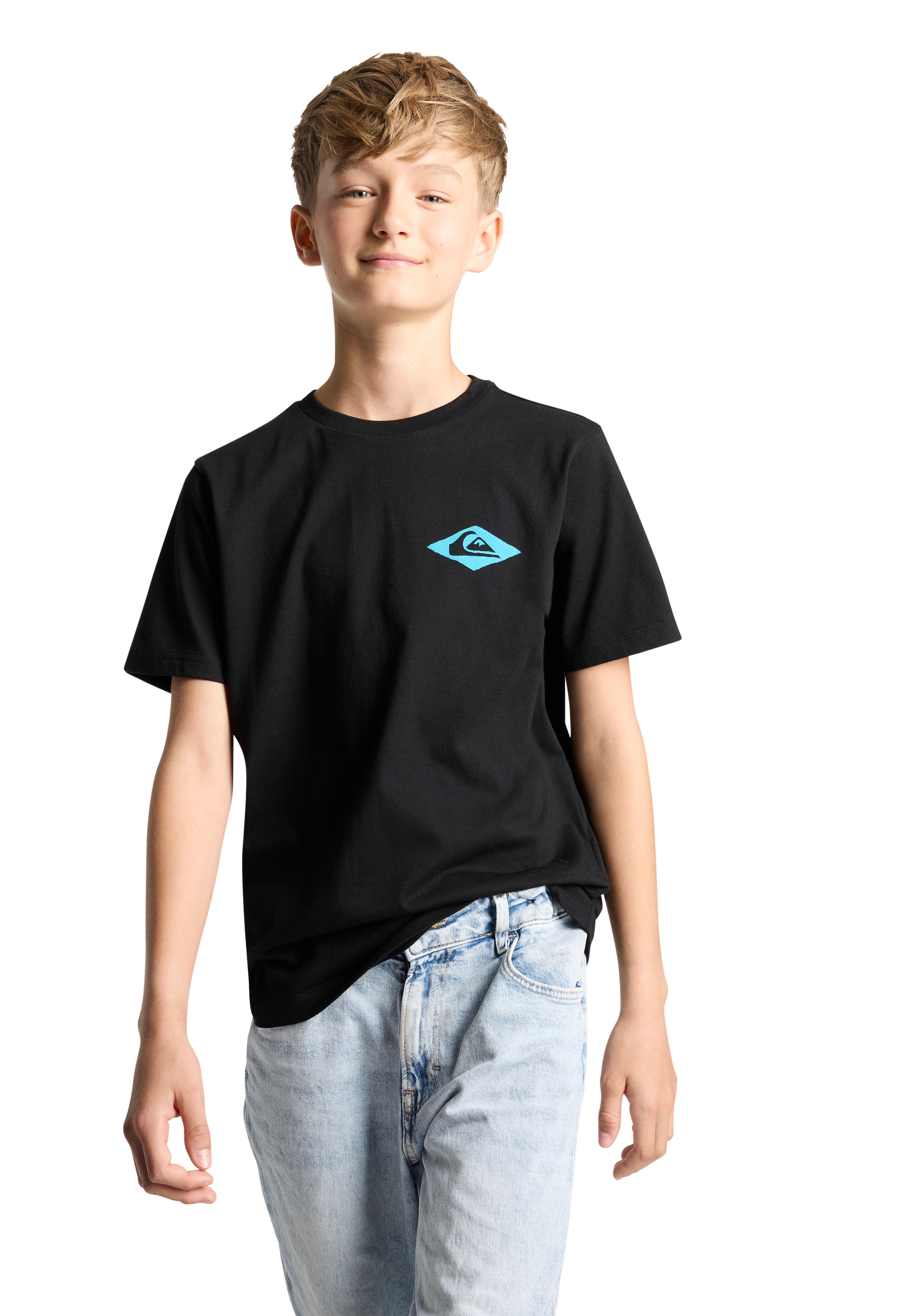 Quiksilver T-shirt »CAPTION WRECKERS PACK YOUTH« 2 pièces design manches courtes, lot de 2, en coton, tailles 10 à 16