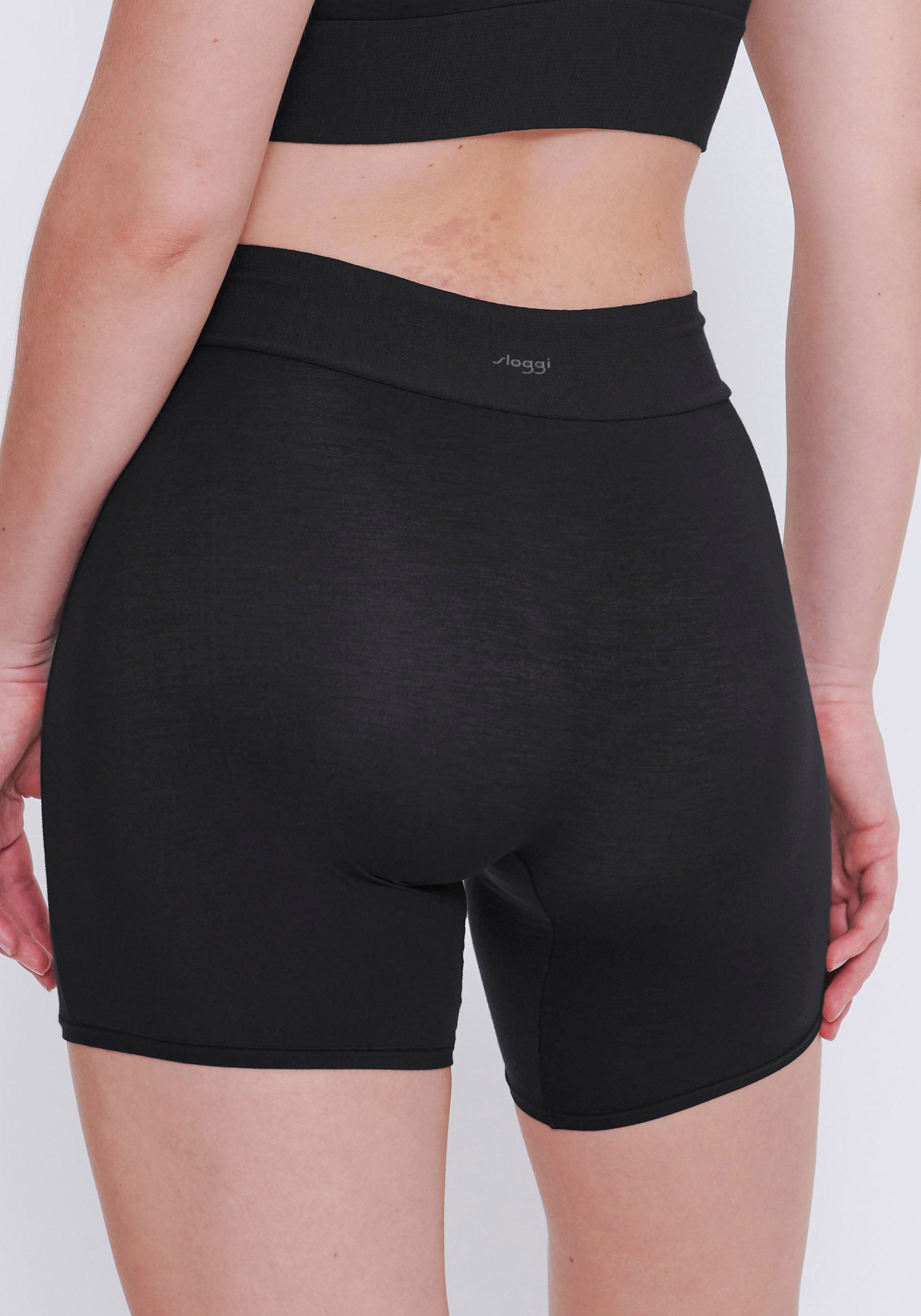 sloggi Caleçon long »GO Allround« One Size, bequemer Piqué-Strick-Bund, weich und atmungsaktiv