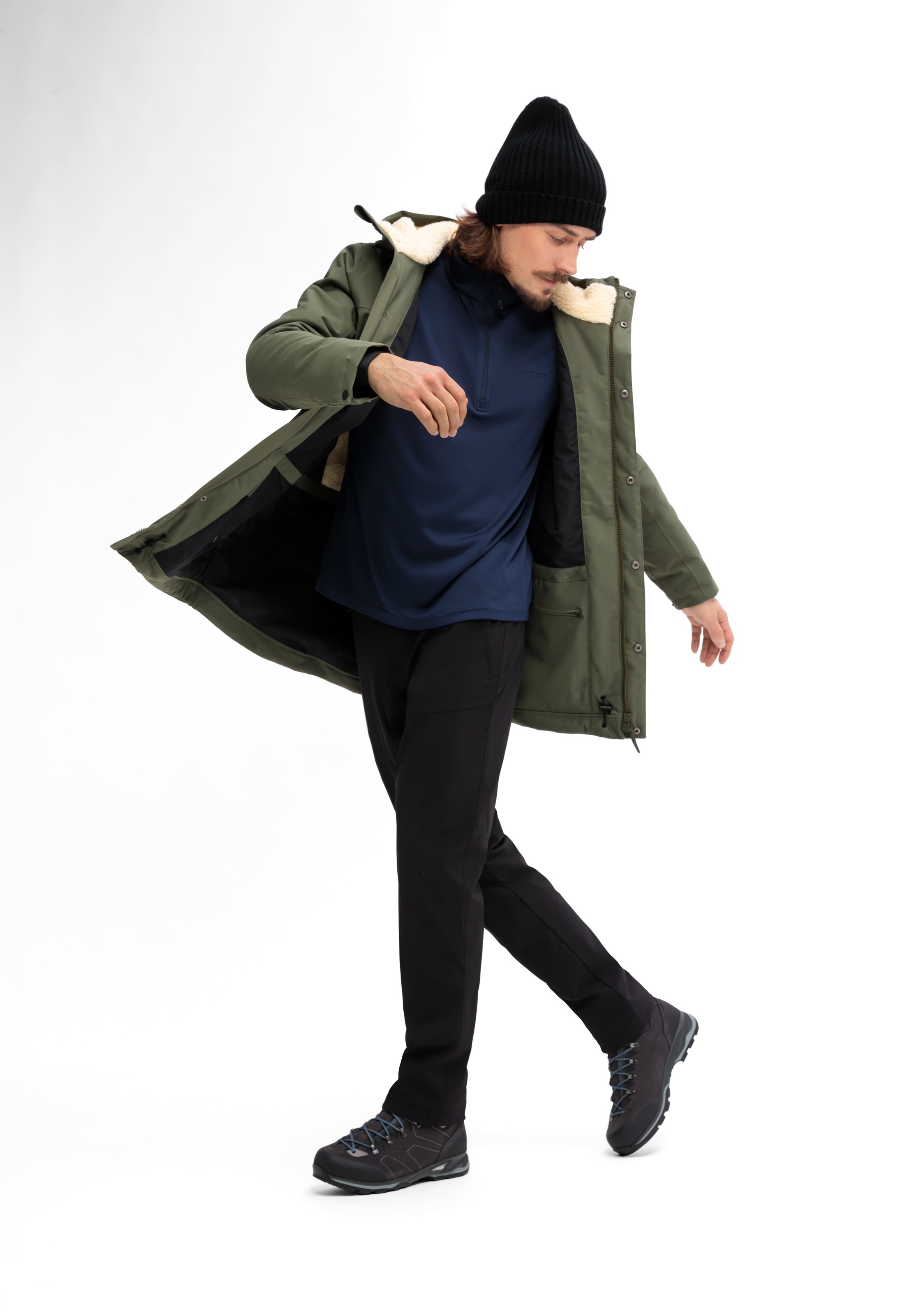 Maier Sports Funktionsjacke »SENNE« Herren Outdoor-Jacke, wind/wasserdicht, 6 geräumige Taschen
