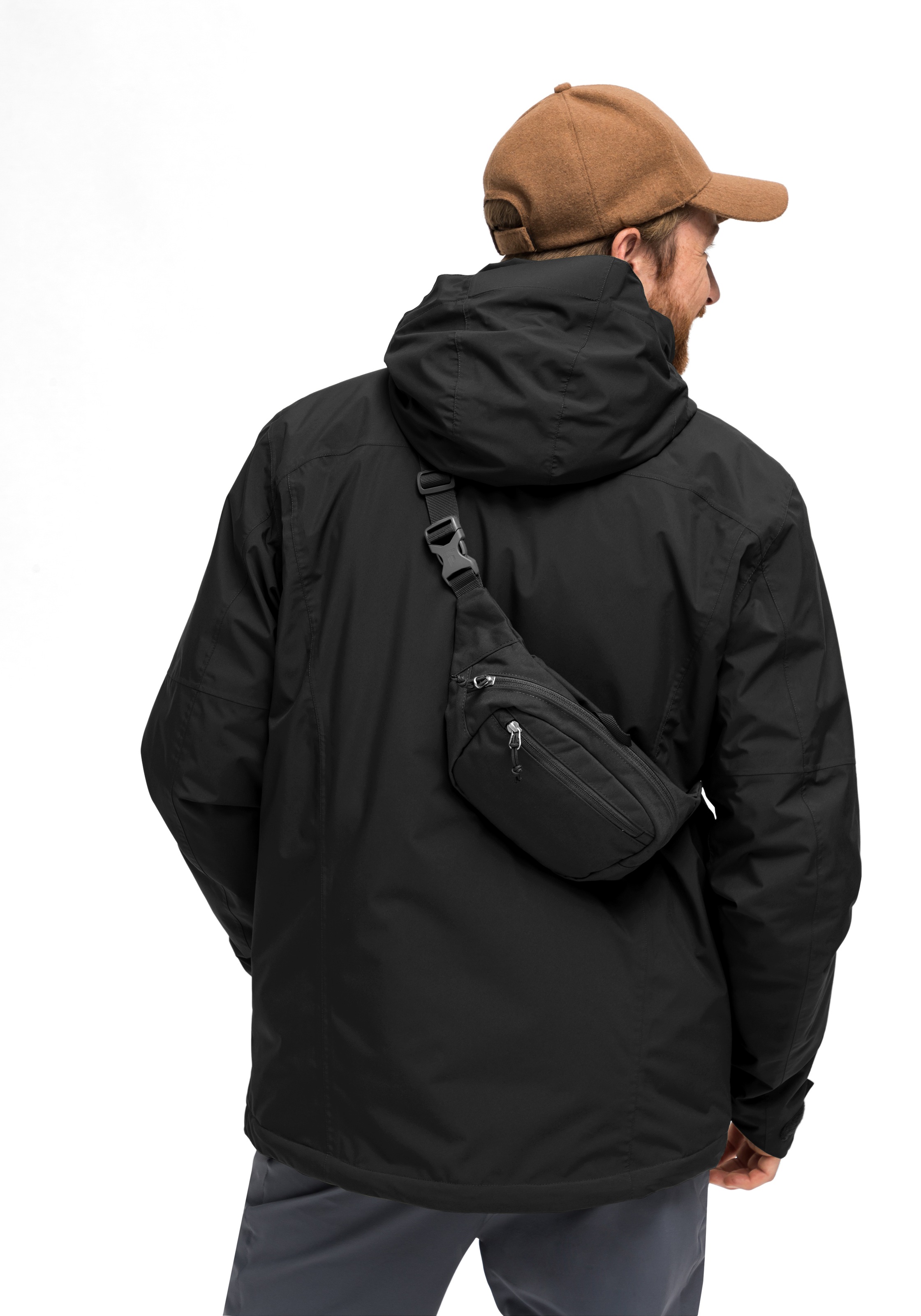 Maier Sports Regenjacke »Metor Therm Rec M« warme Herren Jacke mit Kapuze, Winterjacke wasserdicht atmungsaktiv