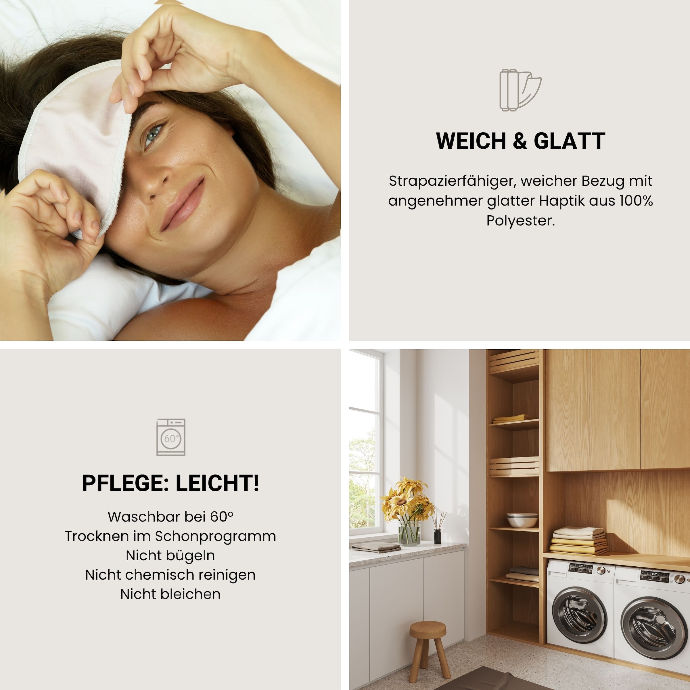 Schiesser Couette microfibre »Hygge leichte Ganzjahressteppdecke mit flauschiger Füllung« normal 1 cuis tlg. Certifié STANDARD 100 par OEKO-TEX®