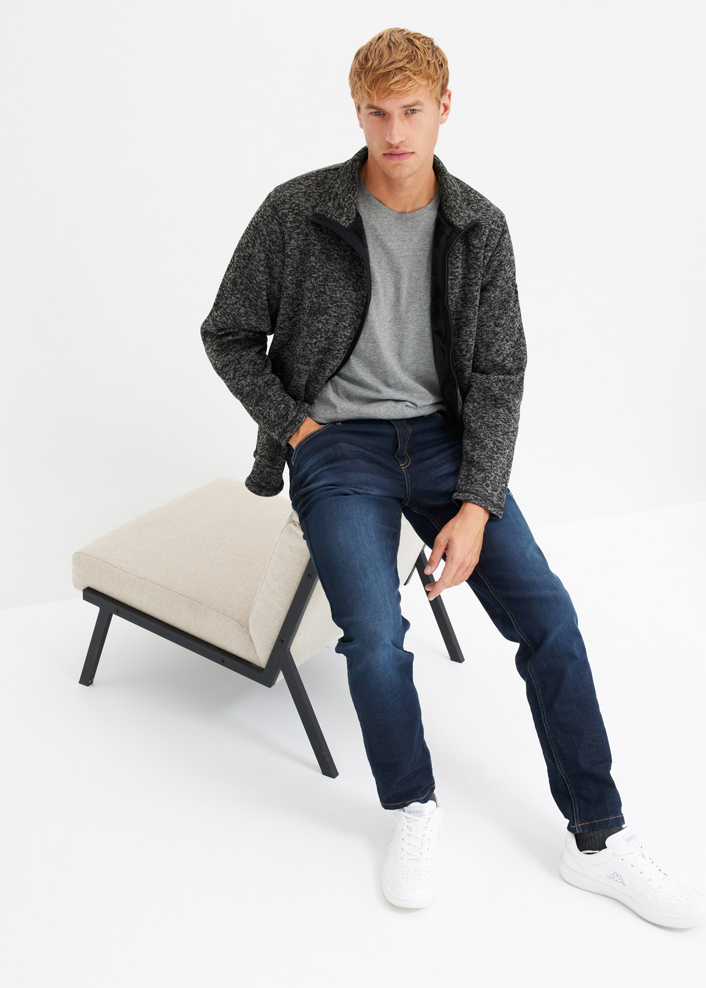 bonprix Jeans slim »Slim Fit Stretch-Jeans, Tapered«, Slim Fit Stretch-Jeans, Tapered
