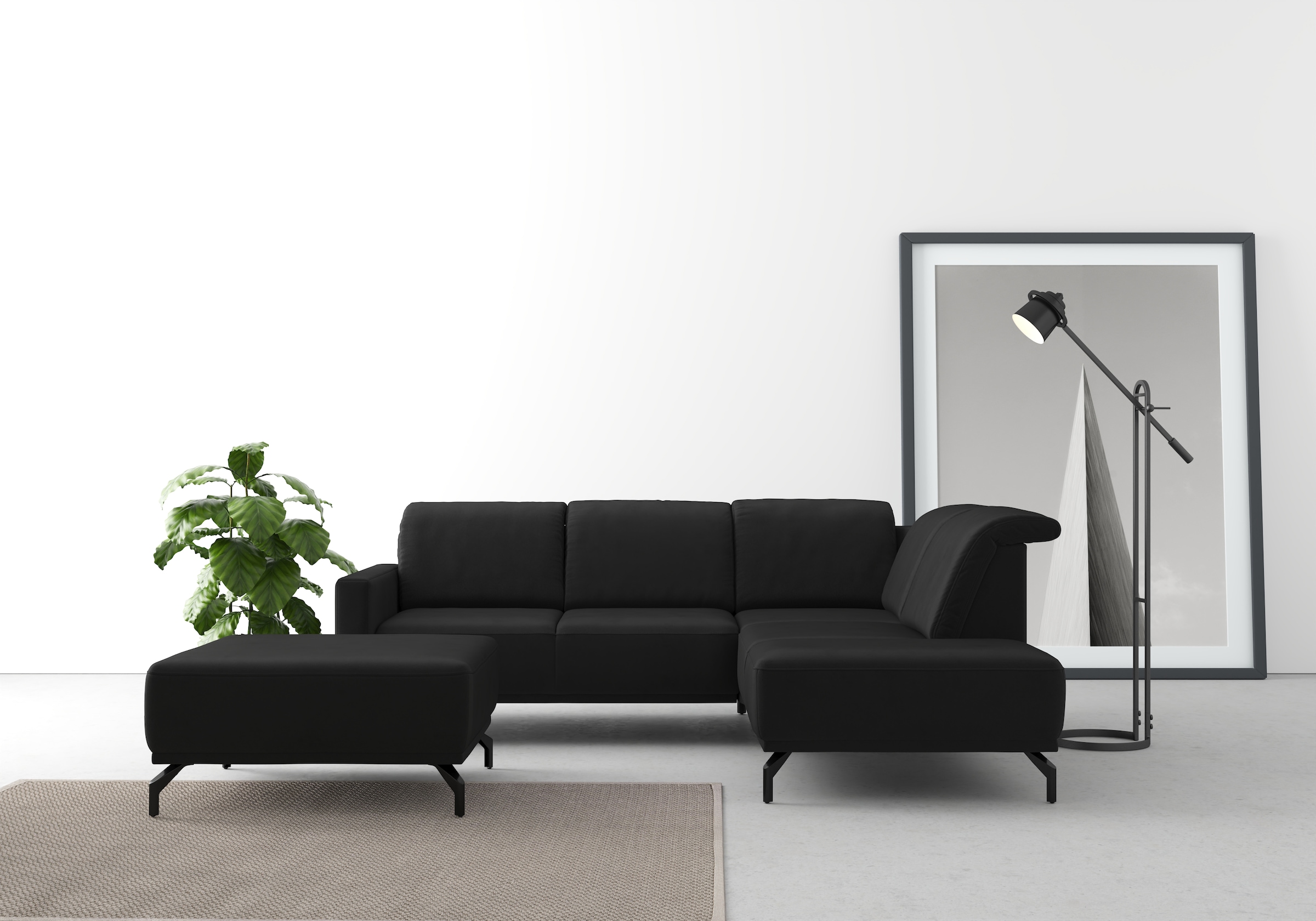 sit&more Canapé d'angle »Bailando L-Form« wahlweise mit Kopfteilverstellung und Vorziehsitz, motorisch