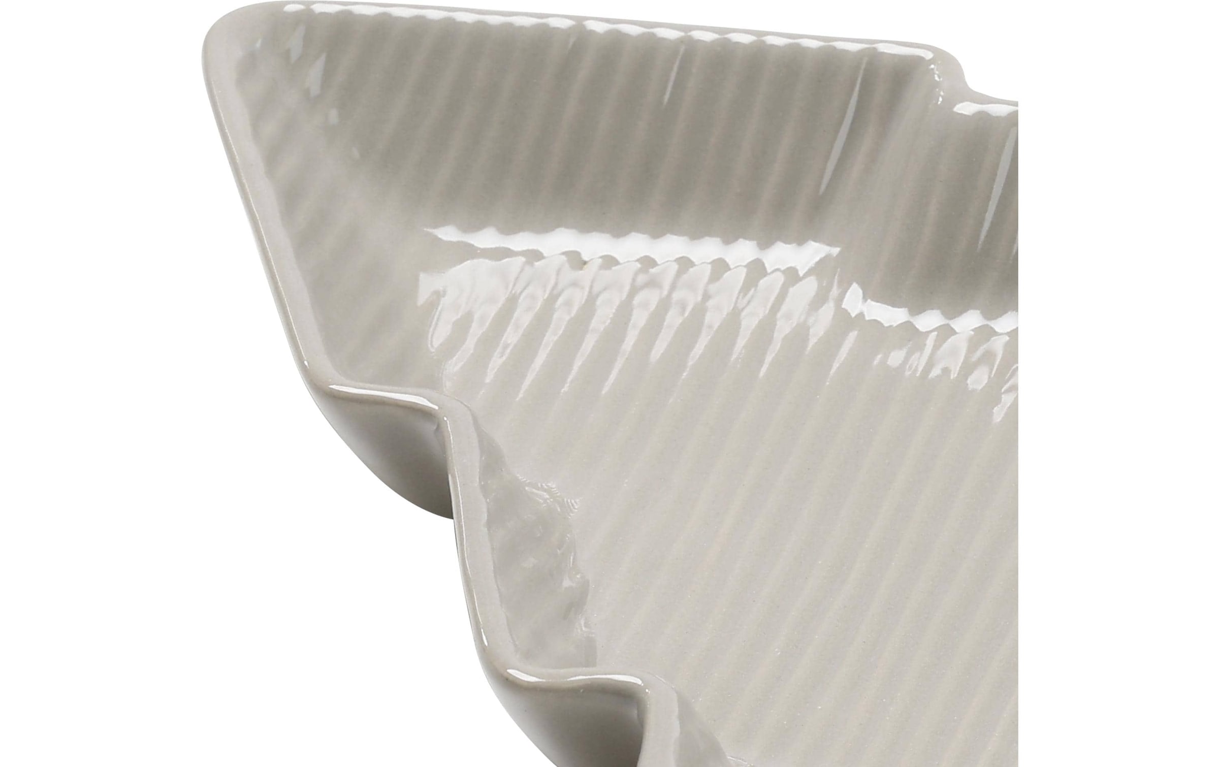 EGLO Schale »Tanne Catacol« aus Keramik Beiges Baum-Tablett