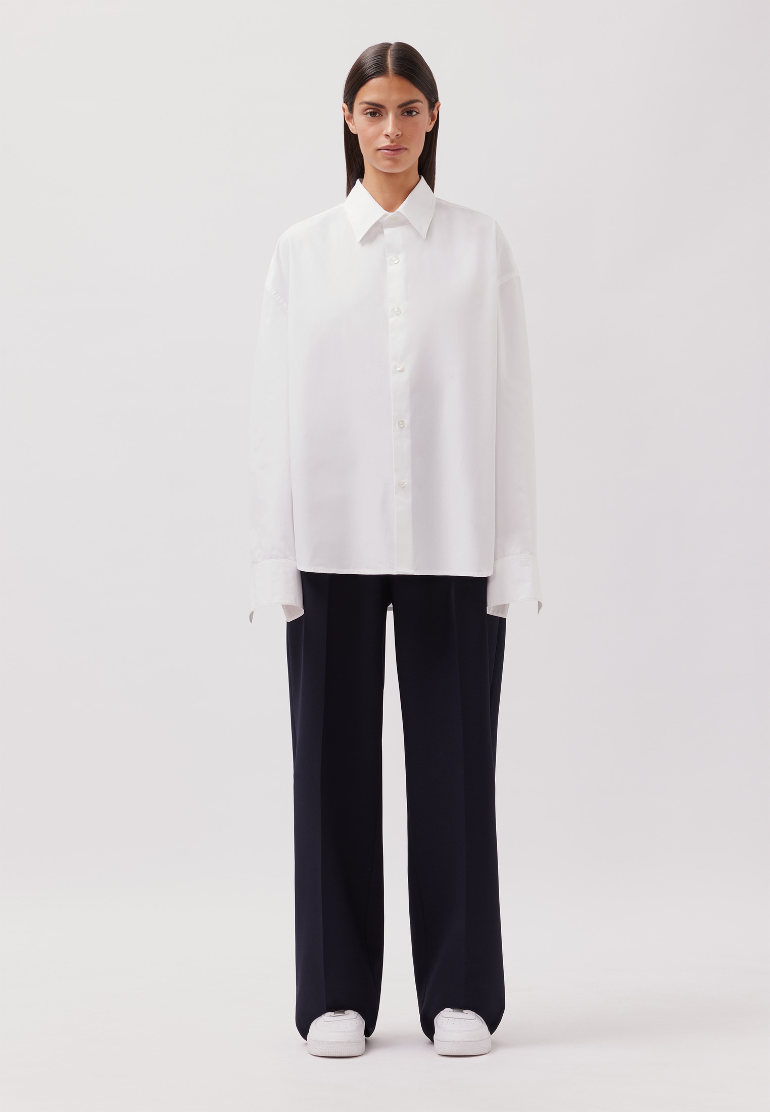 studio seidensticker Businesshemd Oversized 1/1 Kentkragen Uni