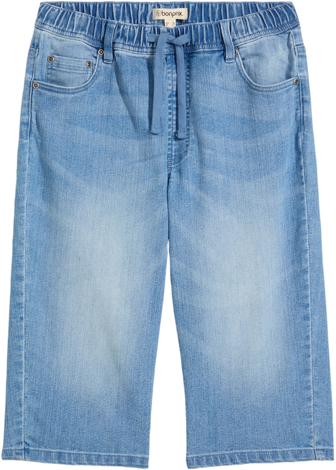 bonprix Bermuda »Schlupf-Jeans-Longbermuda, Slim Fit«  Schlupf-Jeans-Longbermuda, Slim Fit