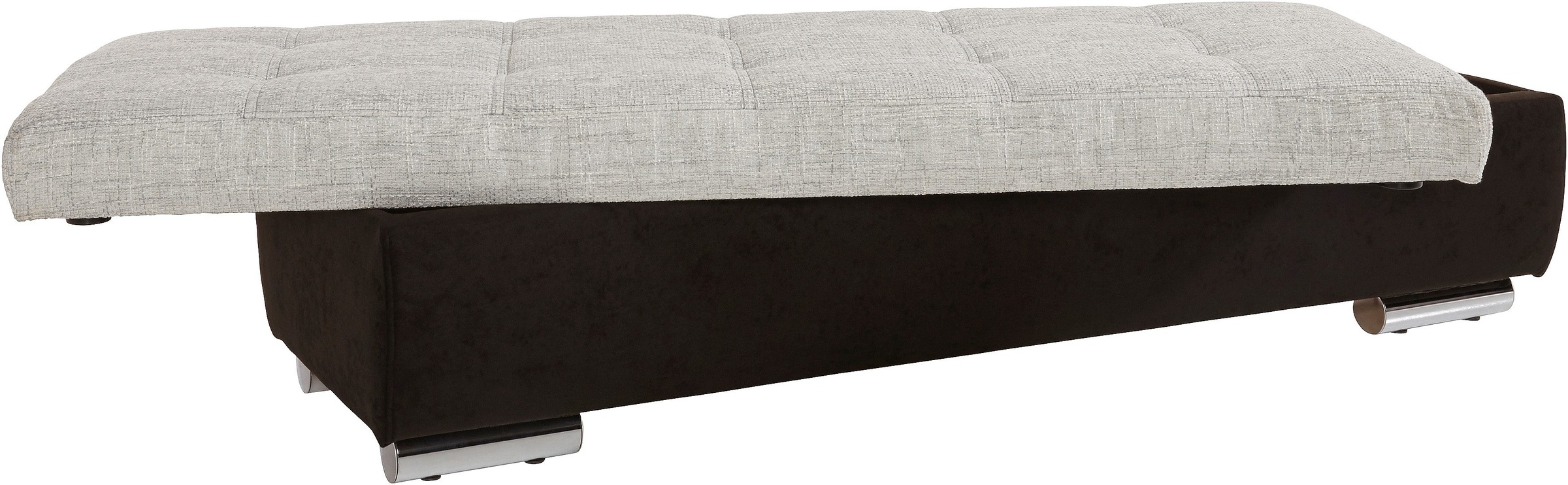 DOMO collection Tabouret »Treviso XXL: B/T/H:  161/60/41 cm« mit Stauraum, auch in Cord, passend zur Serie, moderne Steppung