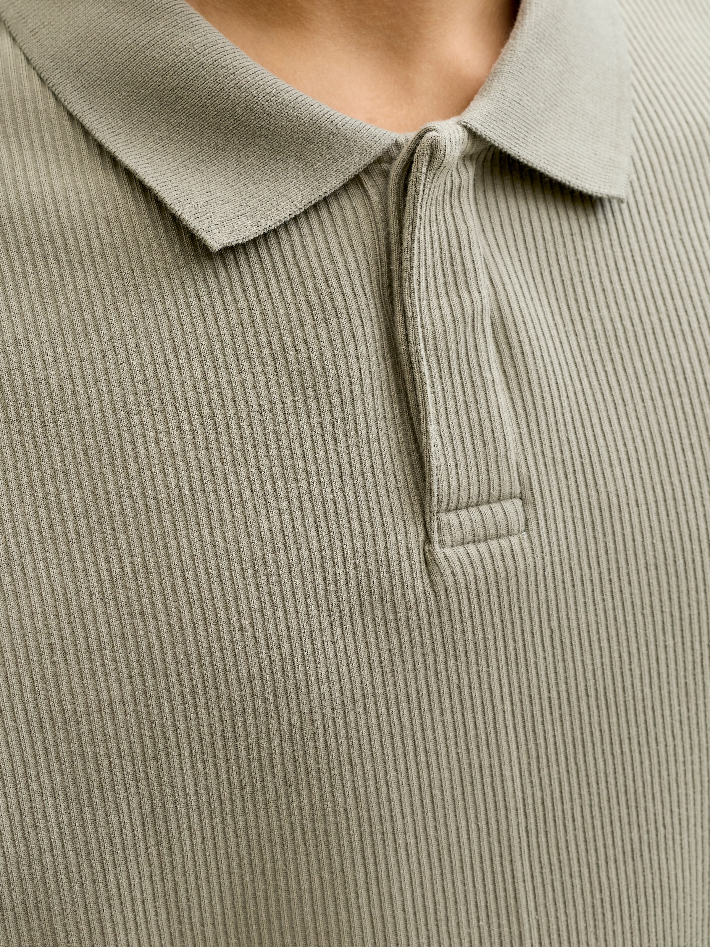 Jack & Jones Polo »JJEHARRISON STRUCTURE POLO SS LN« mit Polokragen