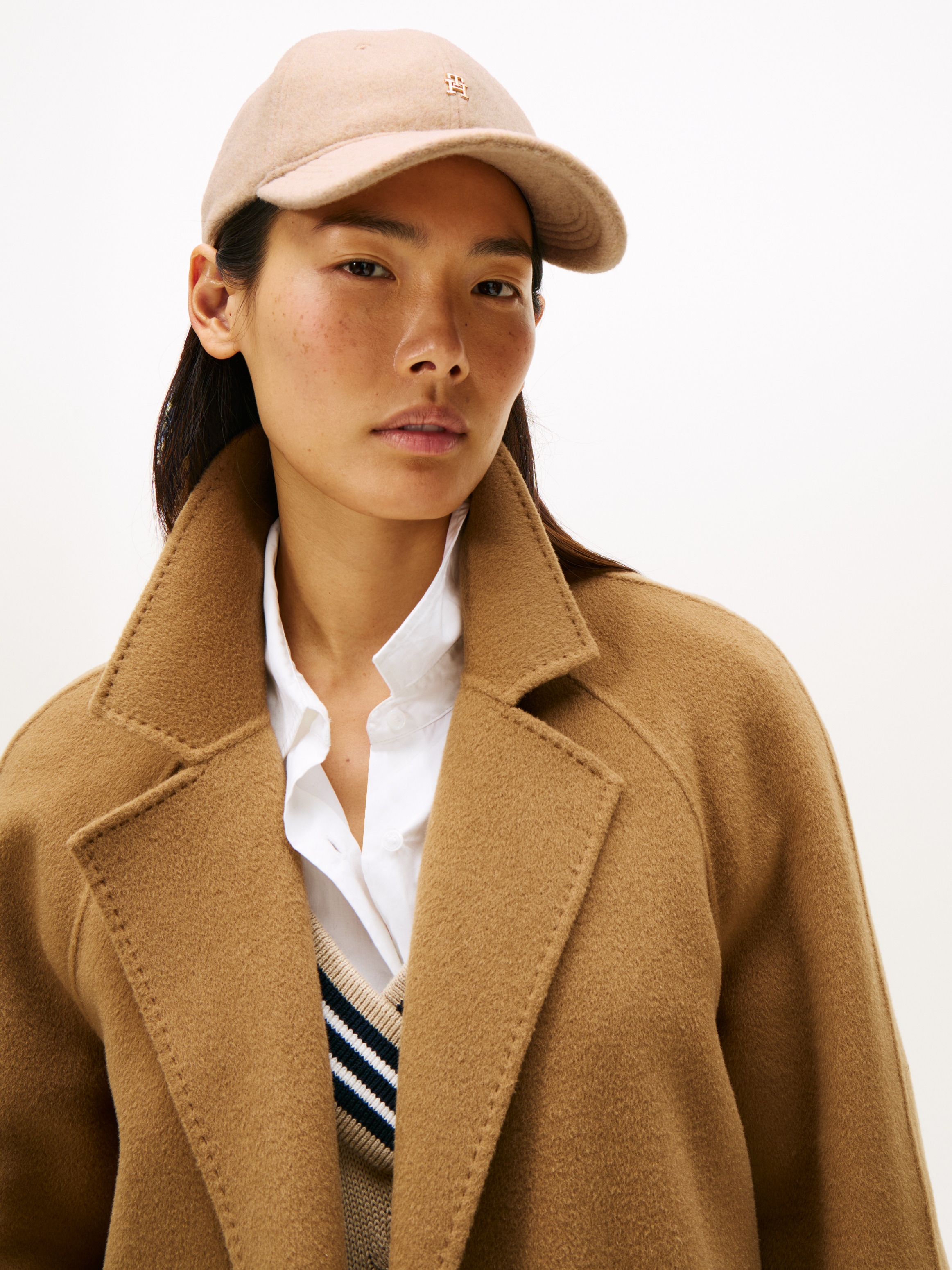 Tommy Hilfiger Casquette de baseball »TH ELEVATED CHIC WOOL CAP« Grössenverstellbar