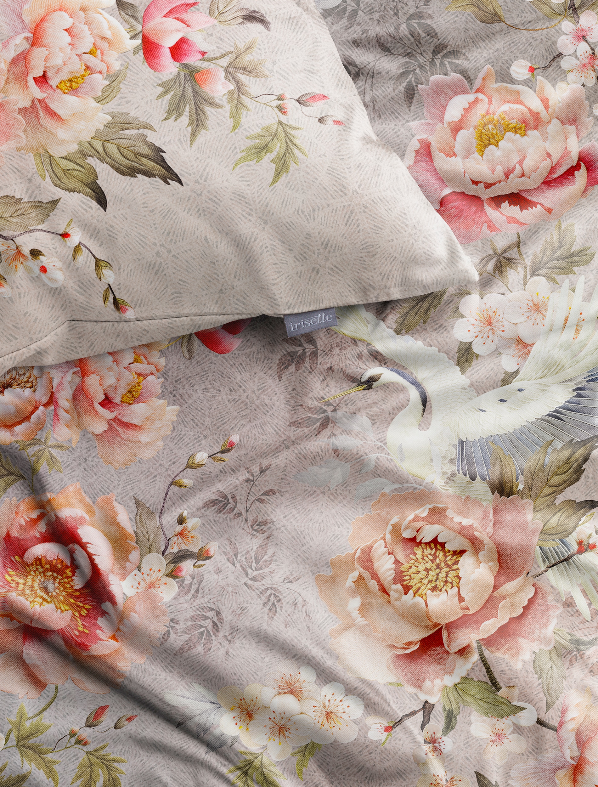 Irisette Linge de lit »Wave 8782« 2 Mako-Satin, anschmiegsam und atmungsaktiv, Ganzjahresqualität