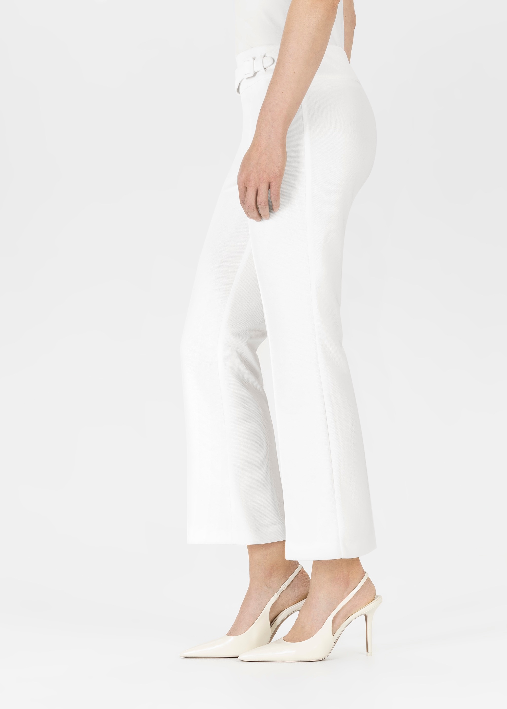 Stehmann Stoffhose  Sommerhose mit Gürtelschnalle