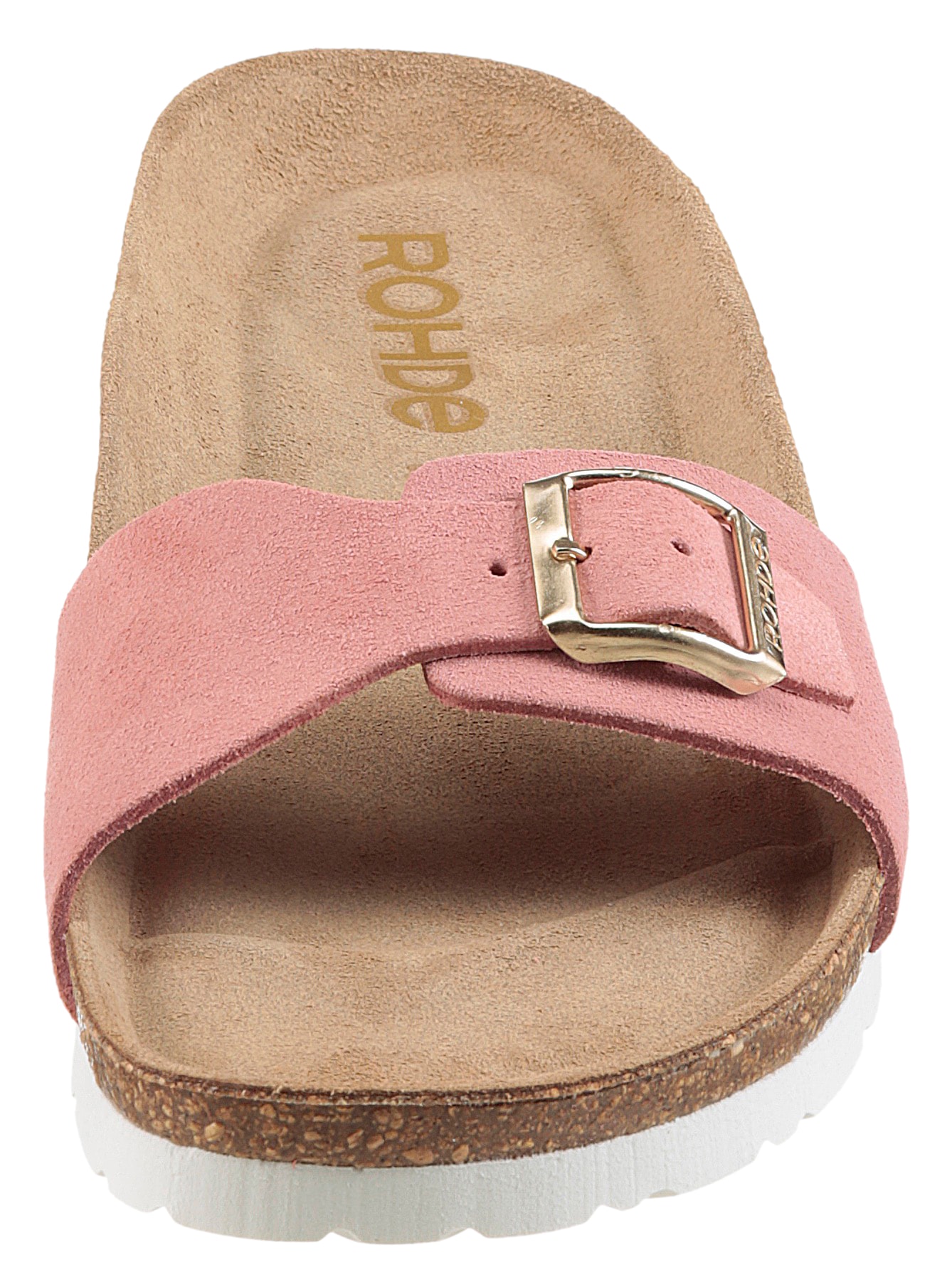 Rohde Pantolette  , Keilabsatz, Sommerschuh, Schlappen mit vorgeformtem Softfussbett