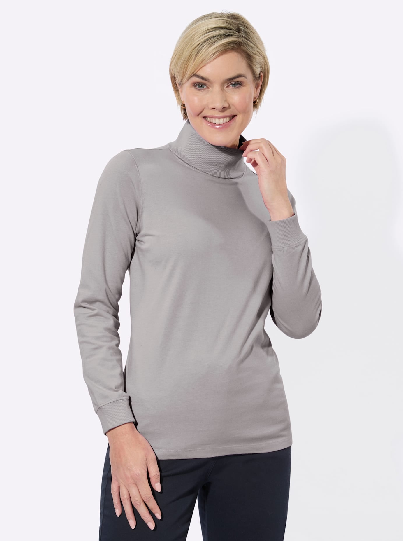 Classic Basics T-shirt à col roulé »Rollkragen-Shirt« 2