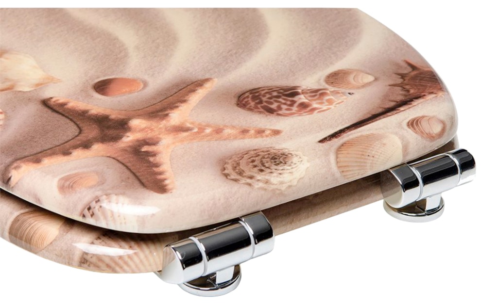 Sanilo Badaccessoire-Set »Sanibel« bestehend aus WC-Sitz, Badteppich, Stöpsel, Seifenspender, WC-Bürste