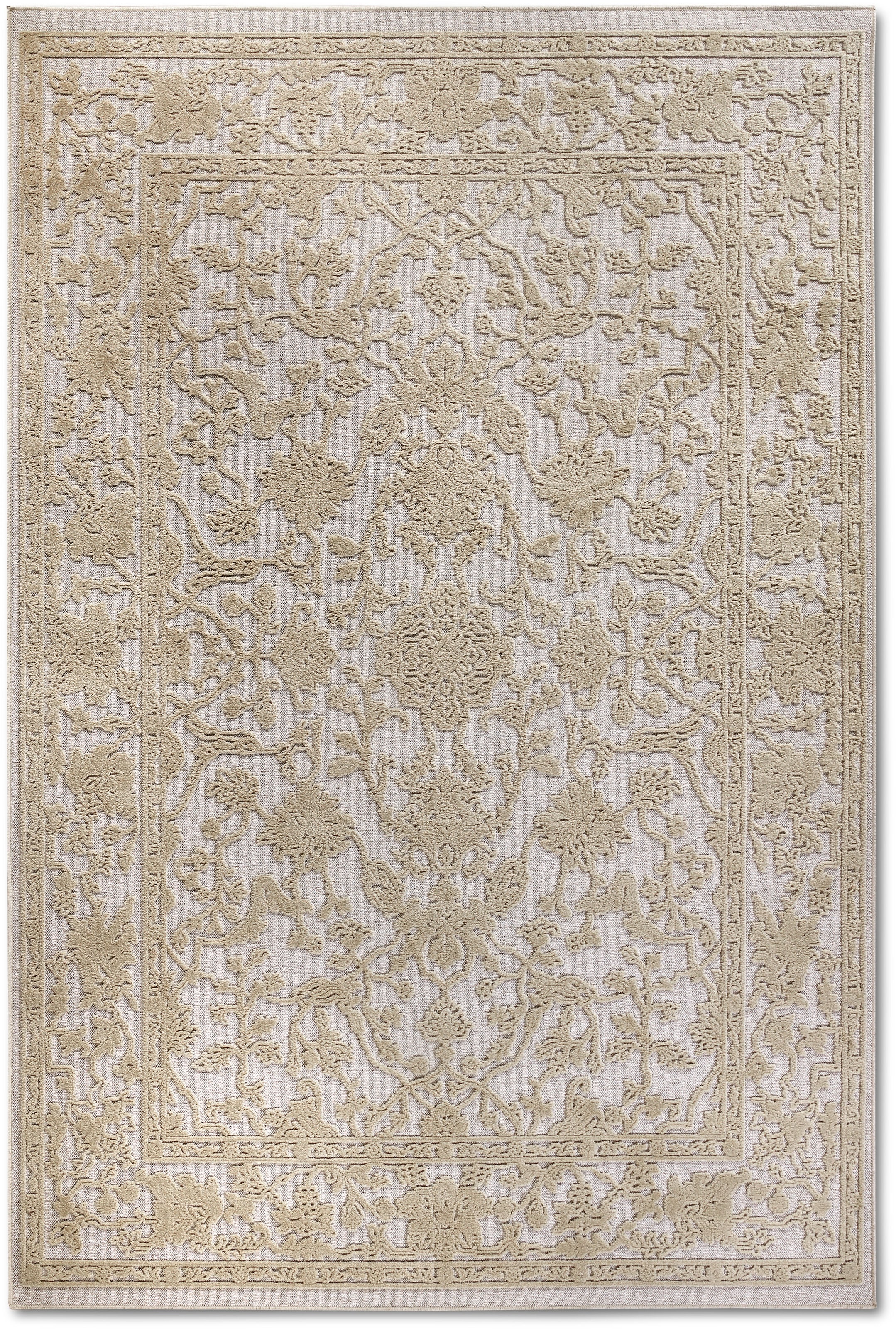 Villeroy & Boch Teppich »Ambroise« rechteckig 5,5 mm Höhe Wohnzimmer, Schlafzimmer, Modern, Hoch-Tief Effekt, Flur