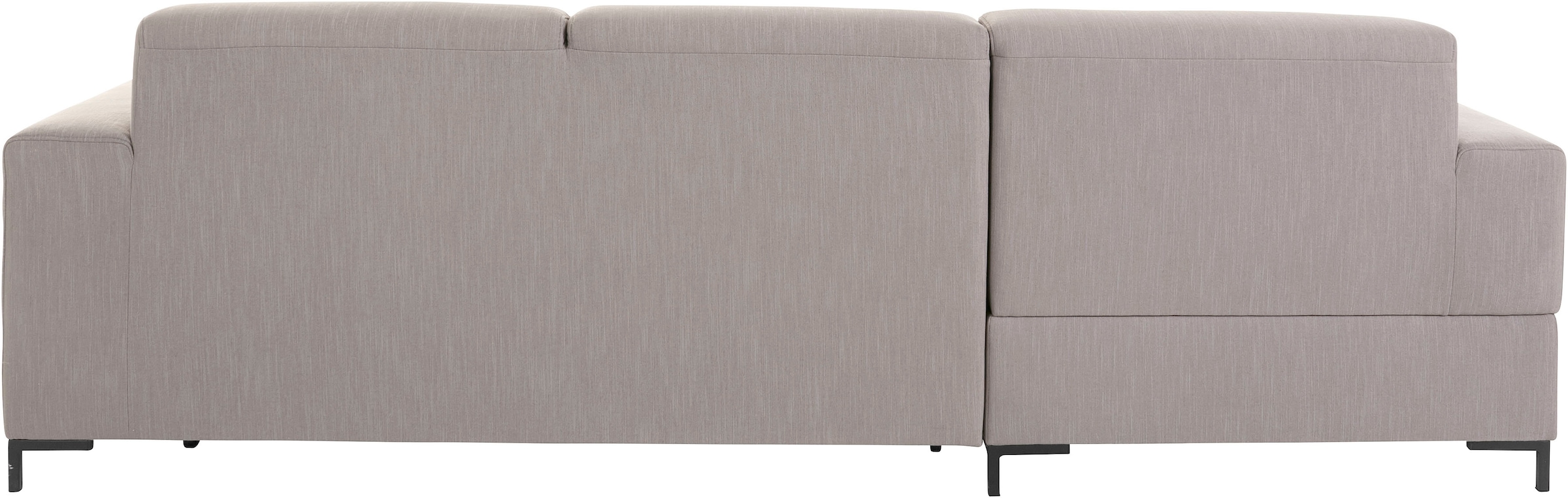 GOODproduct Ecksofa »Grazzo, zeitlos & elegant, moderne Sitzheftung, Breite 266cm, L-Form« hochwertige Stoffe aus recyceltem Material, Steppung im Sitzbereich