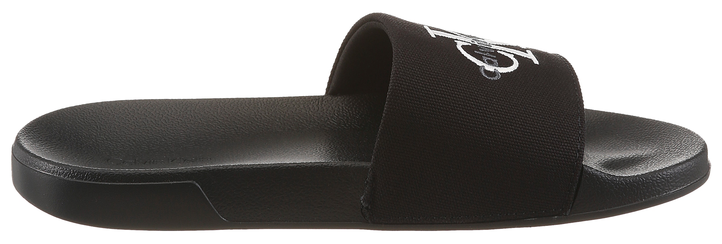 Calvin Klein Pantolette »ESS SLIDE CV WN«  chaussure d'été, sandales de piscine, pantoufle, chaussure de plage avec logo