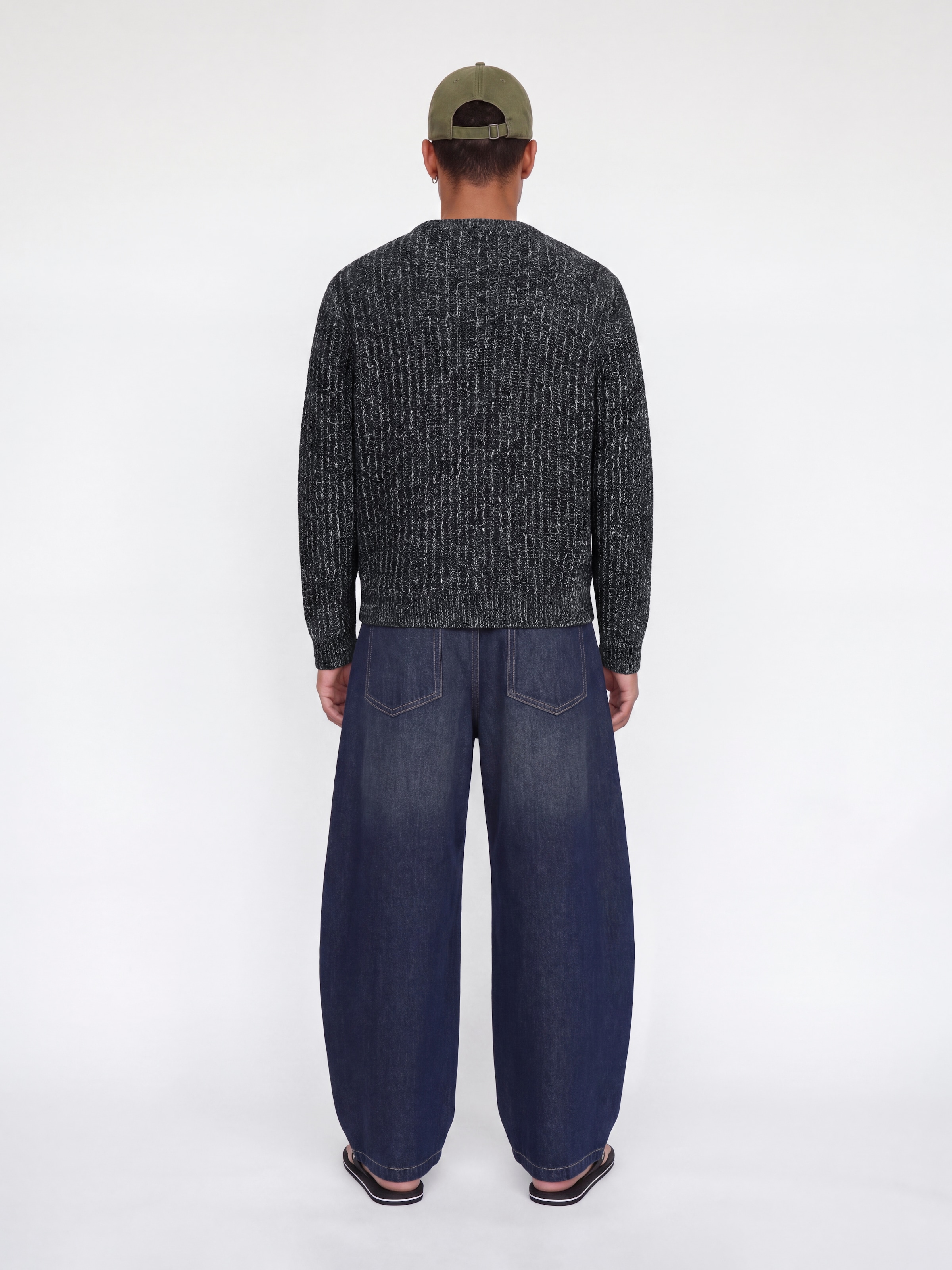 Jack & Jones Rundhalspullover »JJJAXON KNIT CREW NECK« Materialmix, normal geschnitten