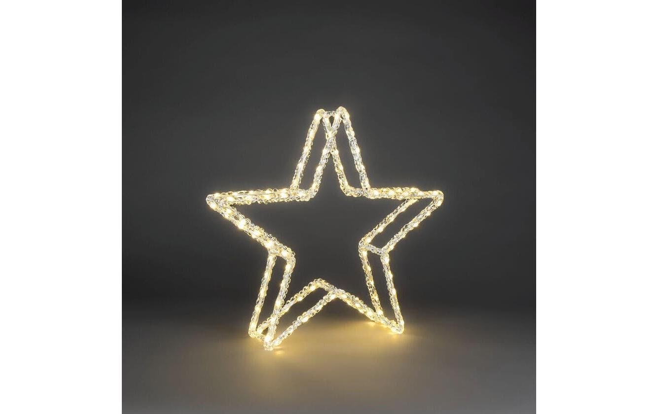 KONSTSMIDE Lumière décorative LED »LED Acryl Weihnachtsstern 102 warmweisse Dioden«