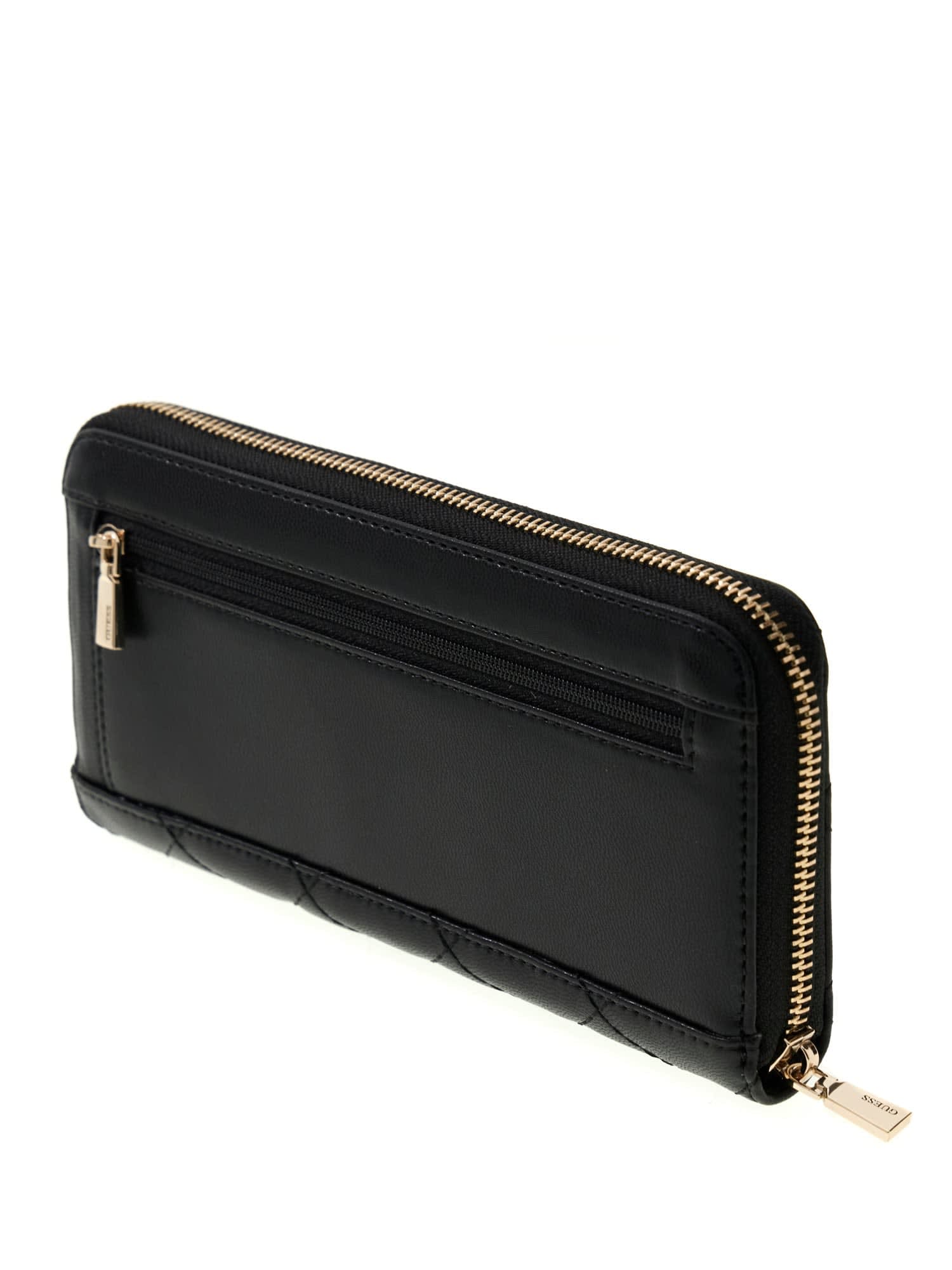Guess Porte-monnaie »JULIET SLG LARGE ZIP AROUND« Damen Geldbeutel mit zusätzlichem Reissverschluss-Rückfach
