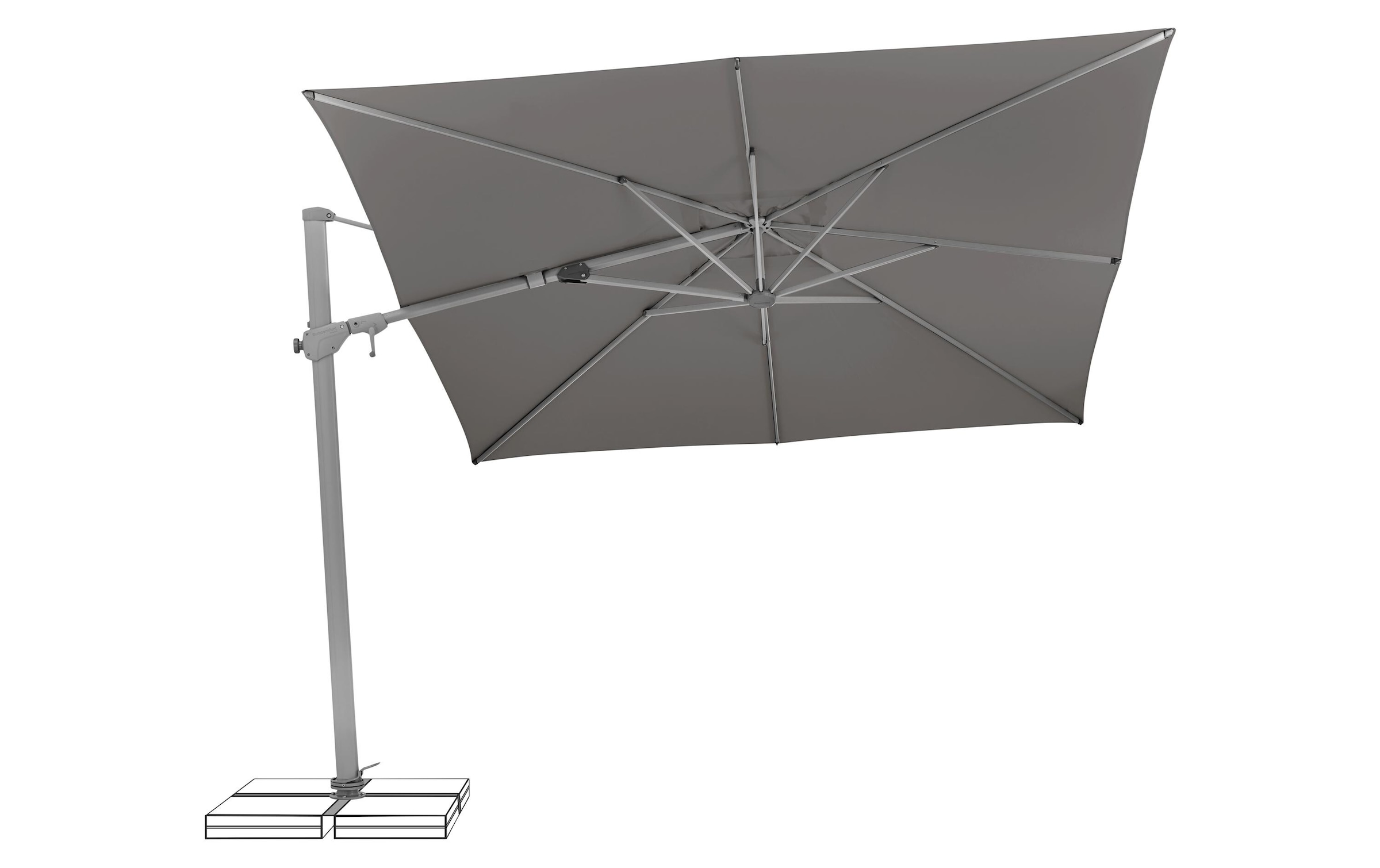   Sonnenschirm »Suncomfort by Glatz Varioflex, 300 x 300 cm«