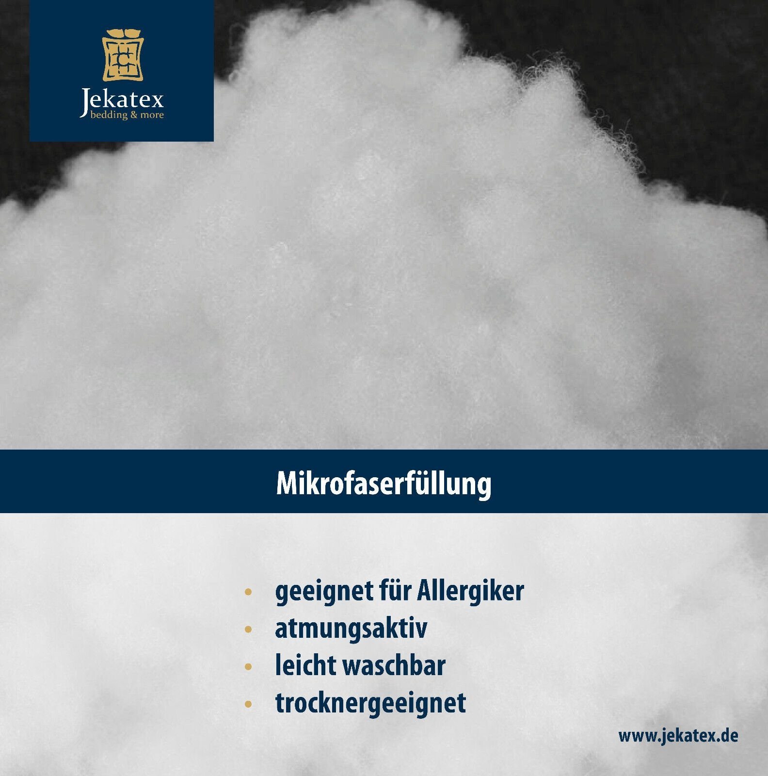Jekatex Microfaserbettdecke + Kopfkissen »Schlafkomfort fürs ganze Jahr!« 2-tlg oder 4-tlg, Bettenset 135x200/155x220+80x80/40x80cm