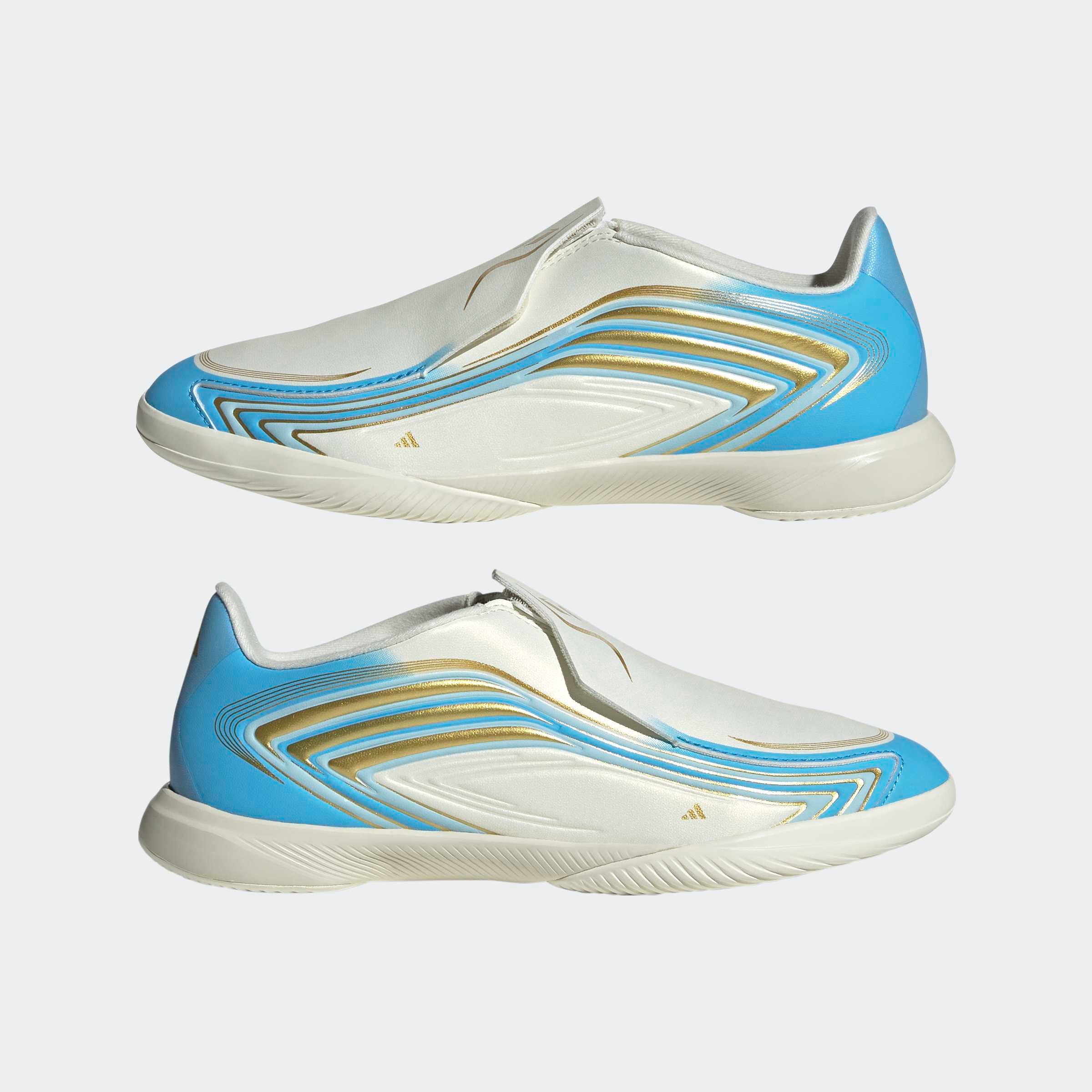 adidas Performance Fussballschuh »F50 MESSI LEAGUE KIDS , HALLENBÖDEN, OHNE SCHNÜRSENKEL«  für Hallenboden, für Jugendliche & Kinder