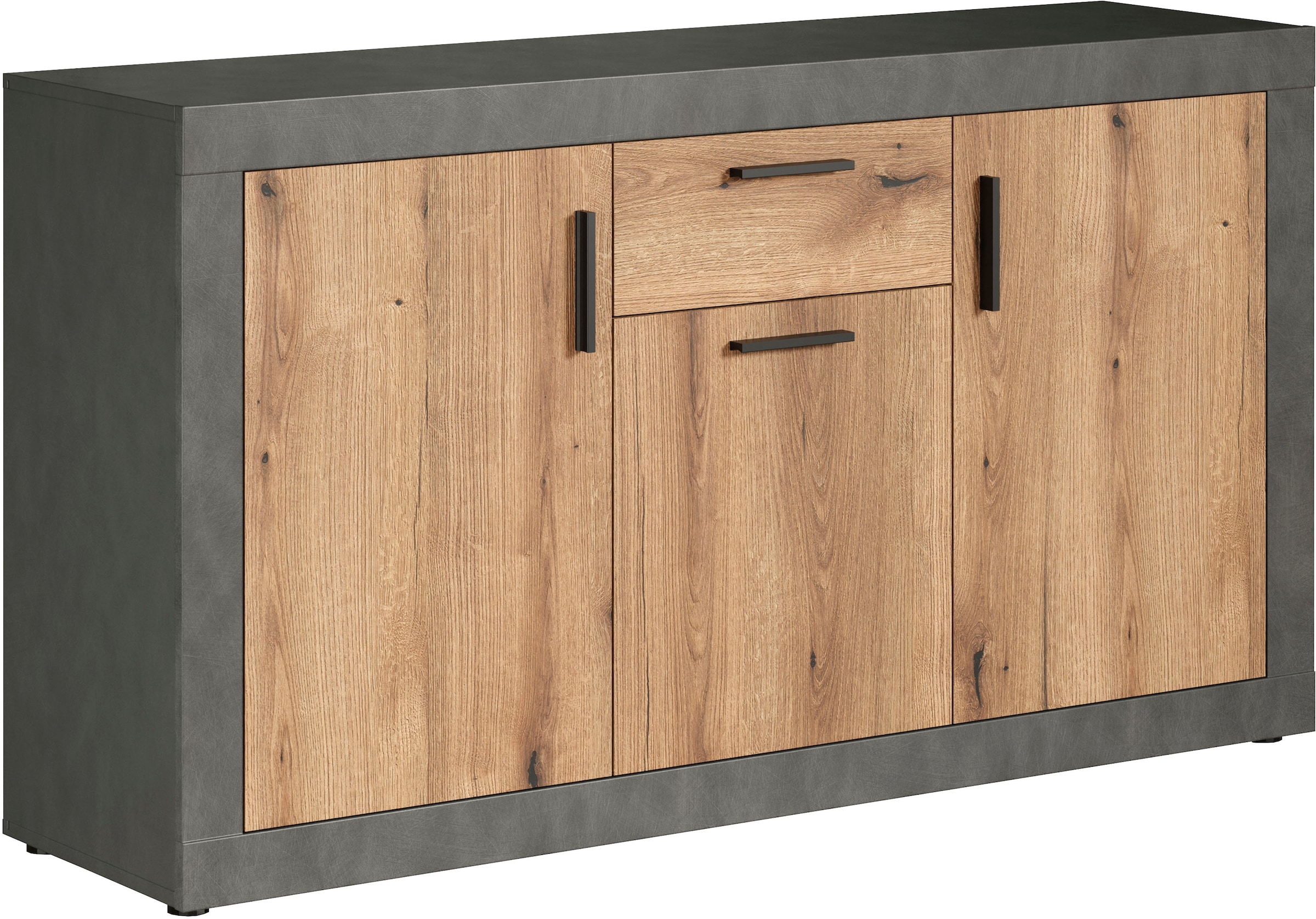 INOSIGN Sideboard »Bergen« Packung, 1 cuis tlg. Sideboard mit 3 Türen & 1 Schublade - (B/T/H) 149/40/83 cm