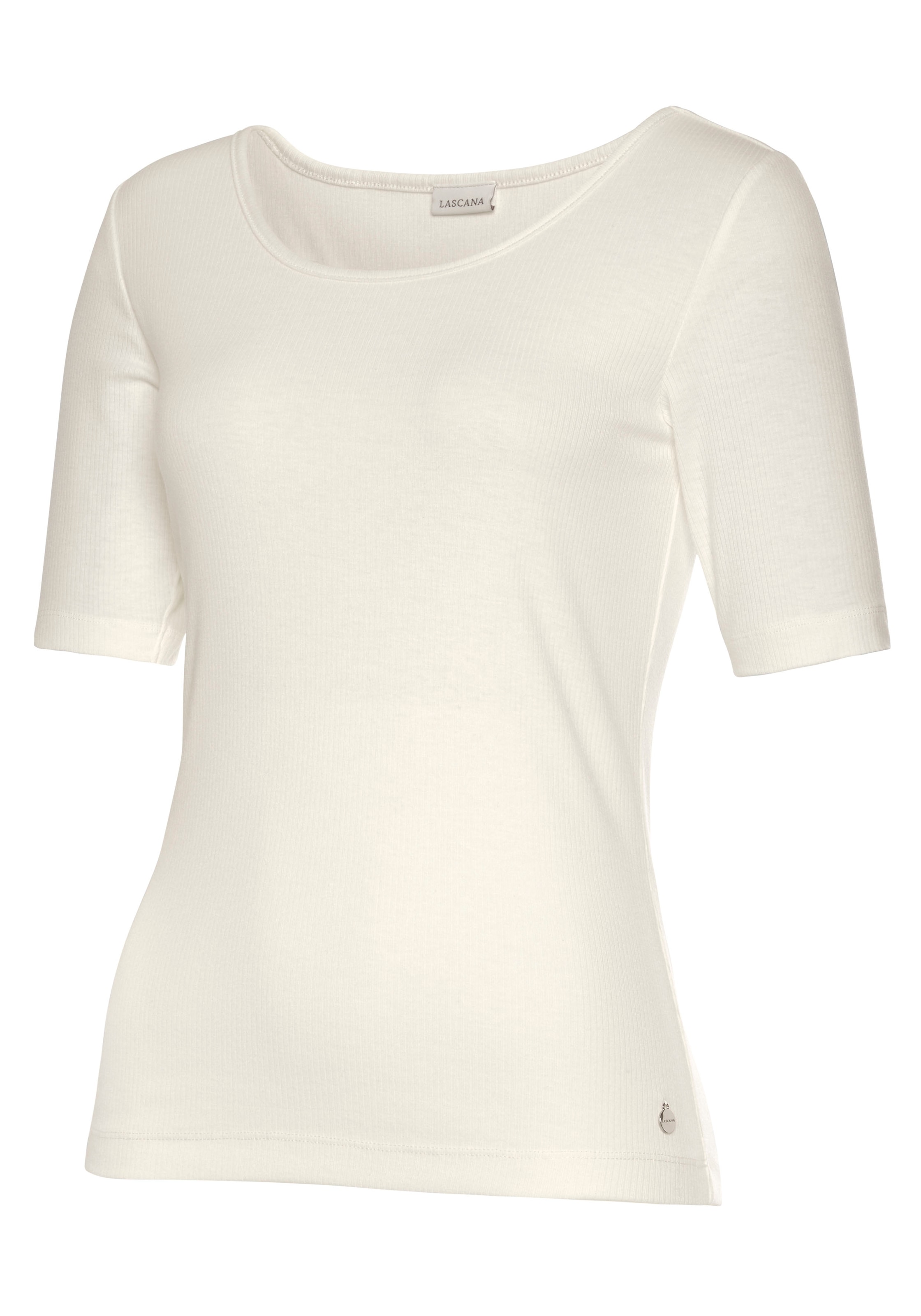 LASCANA Haut de pyjama aus Rippstrick