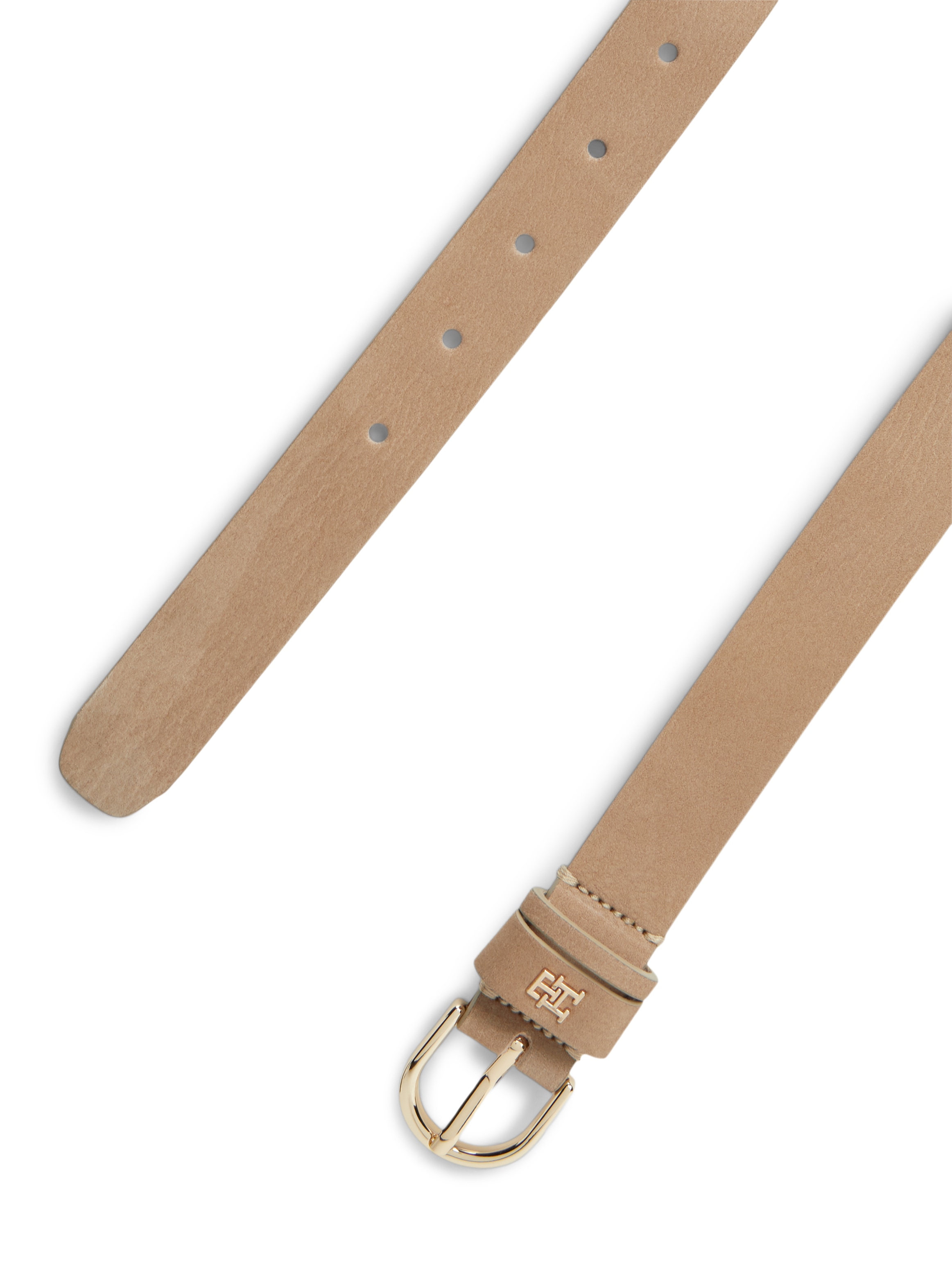 Tommy Hilfiger Ceinture en cuir »ESSENTIAL EFFORTLESS NUBUCK« 3,5 cm, aspect velouté, légèrement gratté